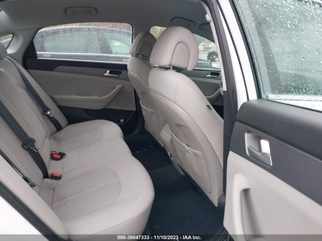 2016 Hyundai Sonata Se White vin: 5NPE24AF5GH366351