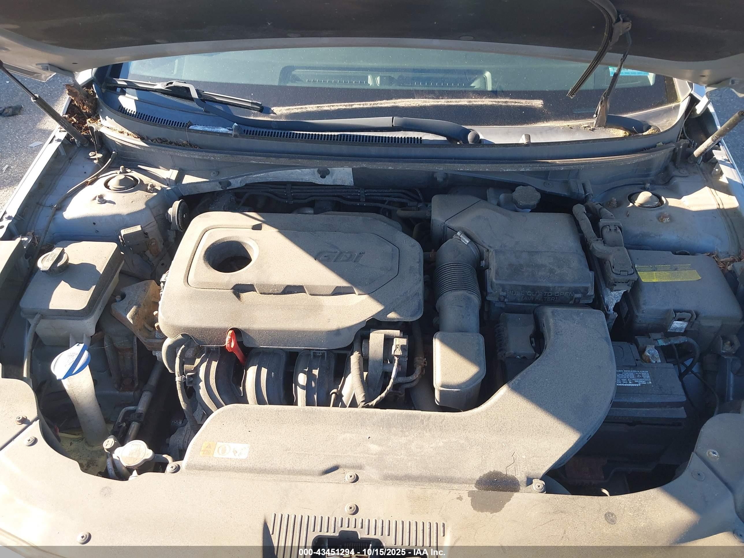 2016 Hyundai Sonata Se Gray vin: 5NPE24AF5GH369928