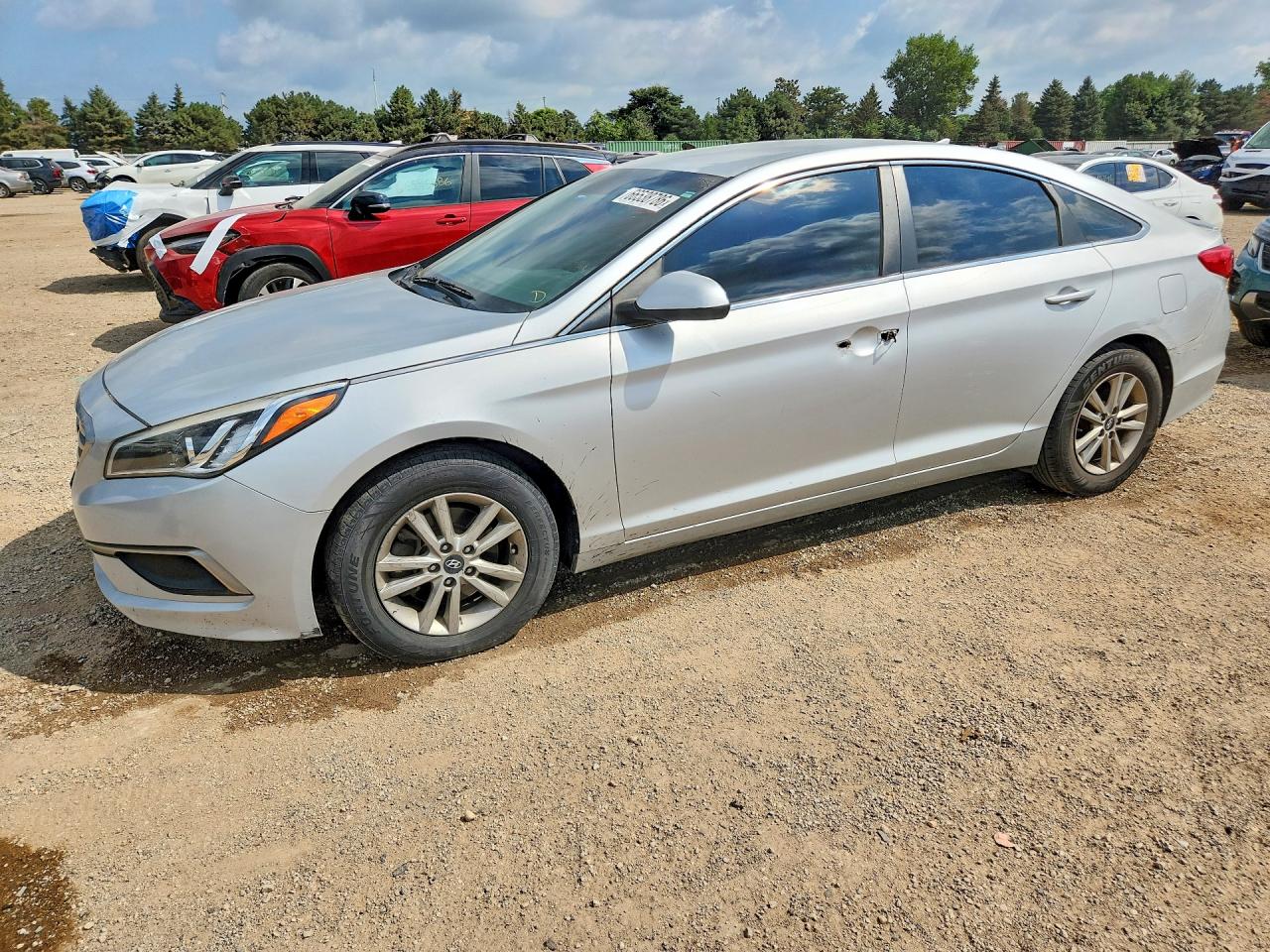 2016 Hyundai Sonata Se Silver vin: 5NPE24AF5GH420683