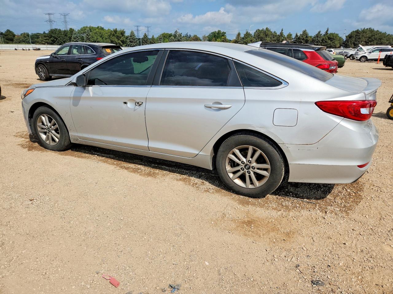 2016 Hyundai Sonata Se Silver vin: 5NPE24AF5GH420683