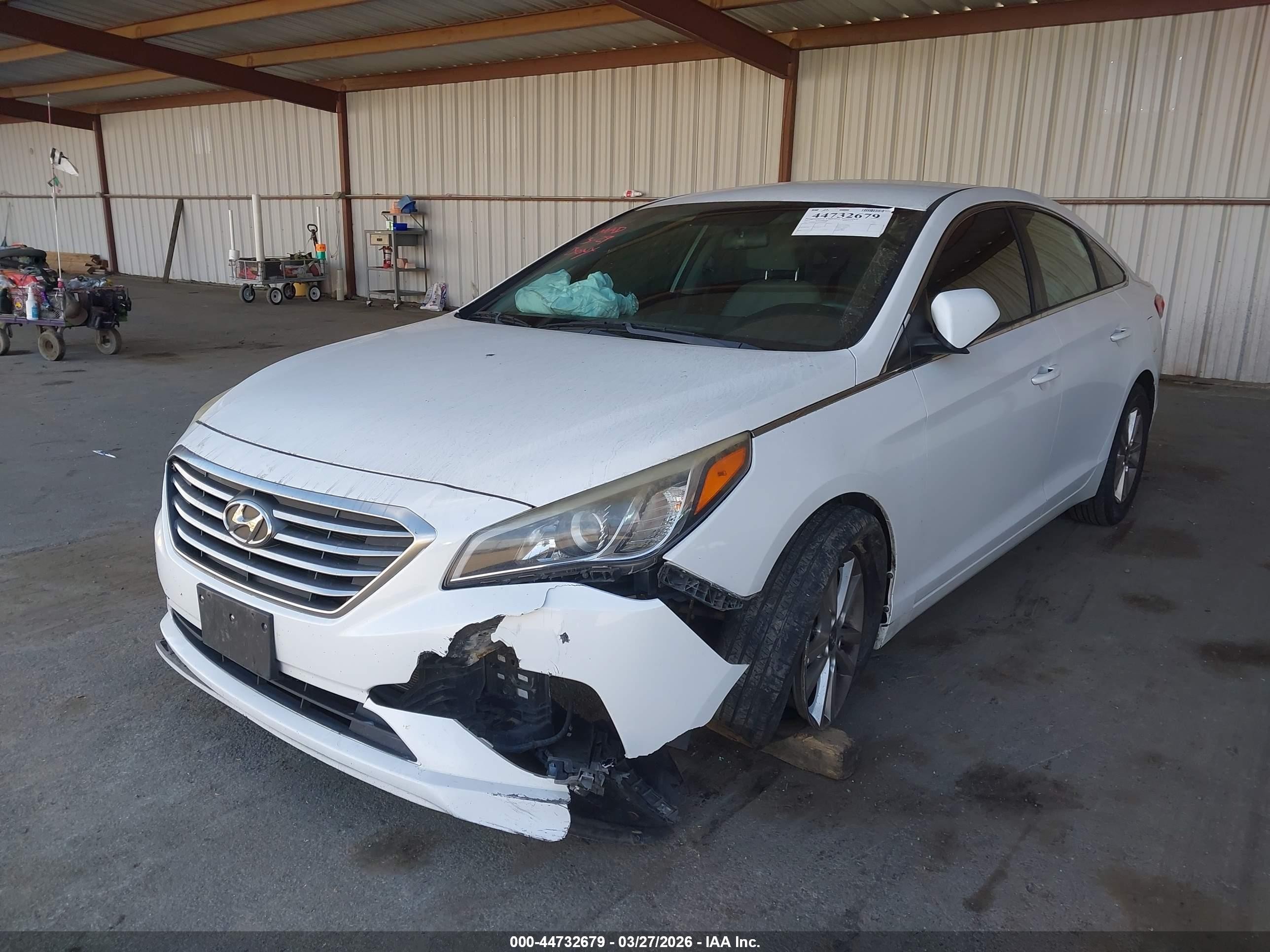 2017 Hyundai Sonata   Белый vin: 5NPE24AF5HH534099