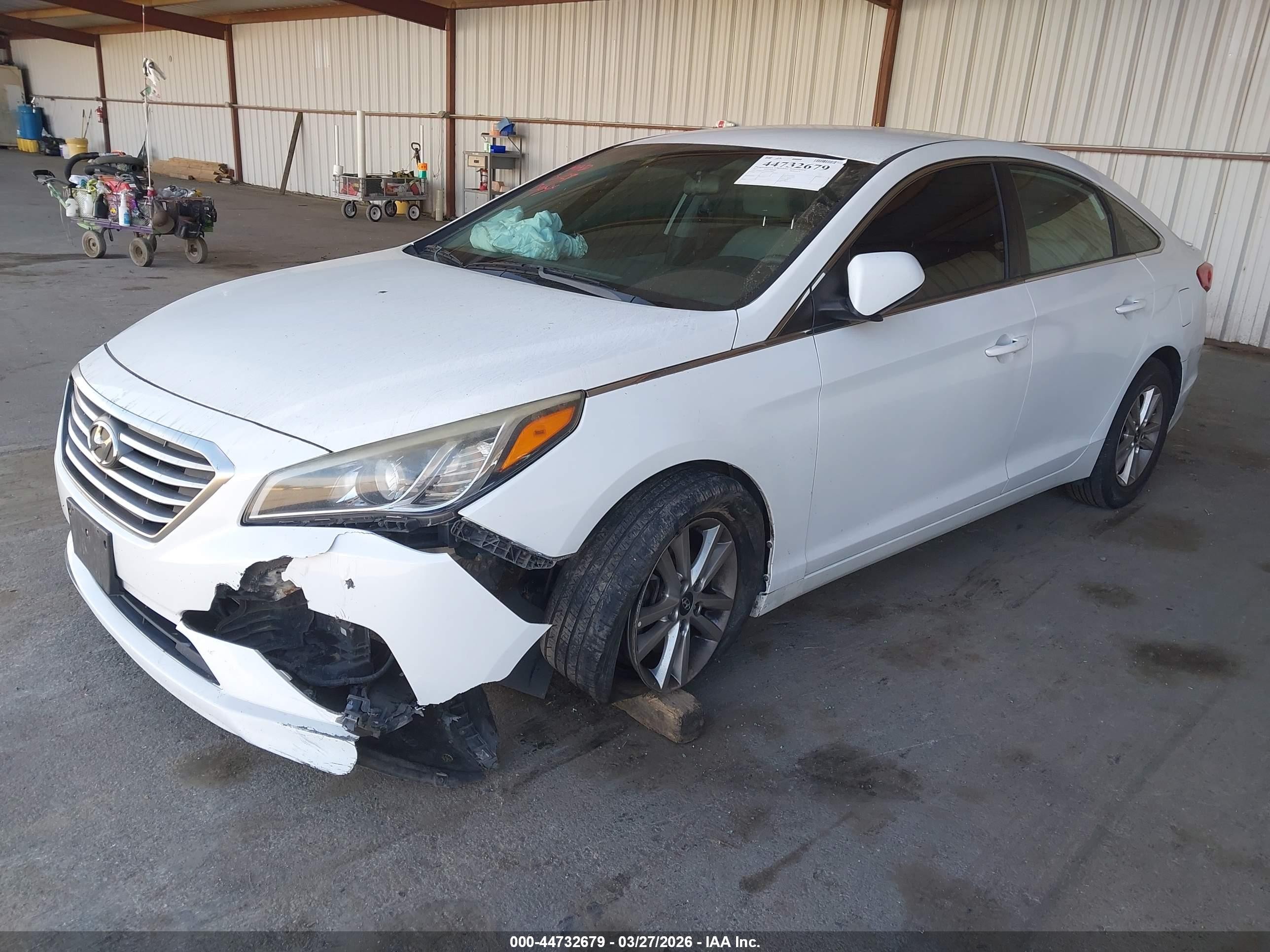 2017 Hyundai Sonata   Белый vin: 5NPE24AF5HH534099