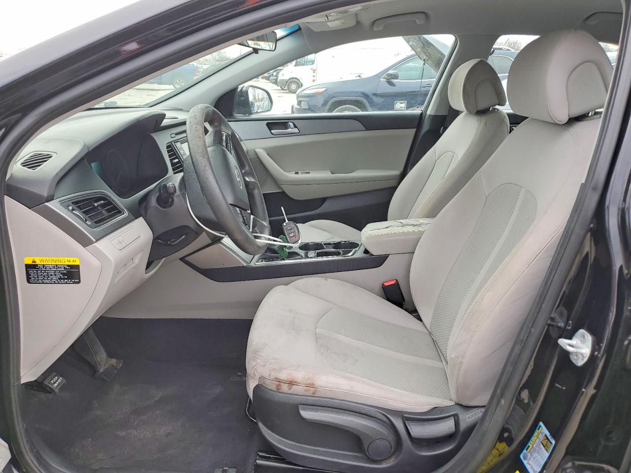 2017 Hyundai Sonata Base Black vin: 5NPE24AF5HH536645