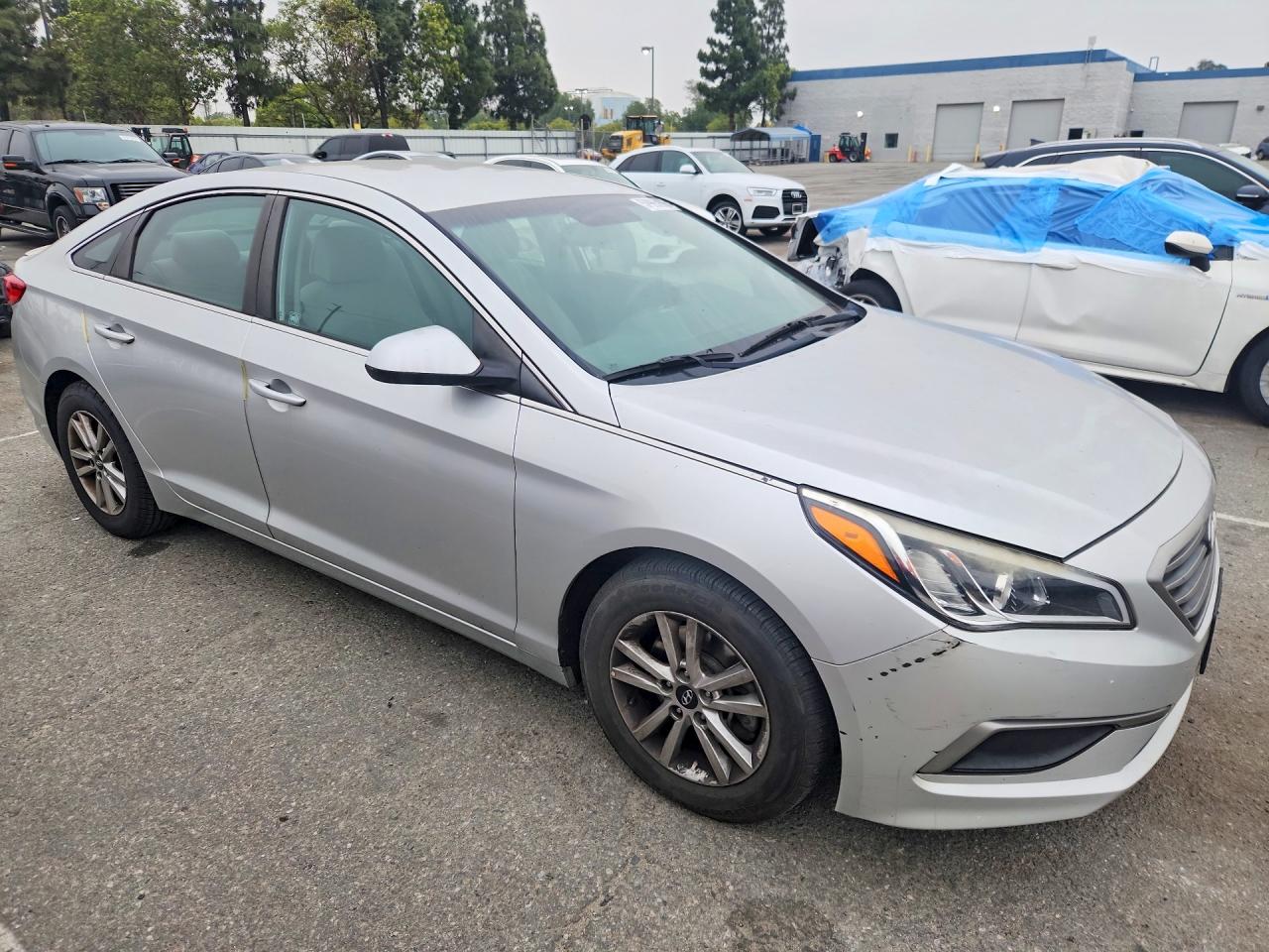 2017 Hyundai Sonata Se Silver vin: 5NPE24AF5HH565739