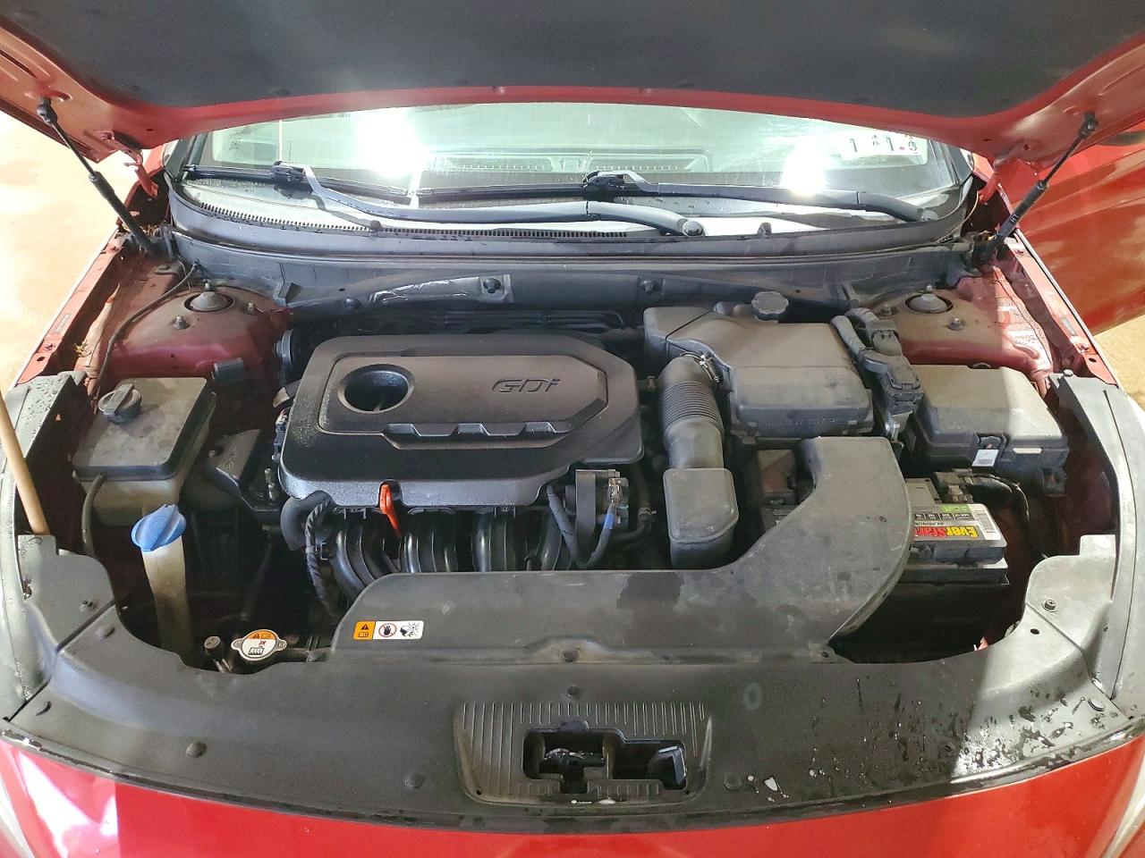 2017 Hyundai Sonata Se Red vin: 5NPE24AF5HH572612