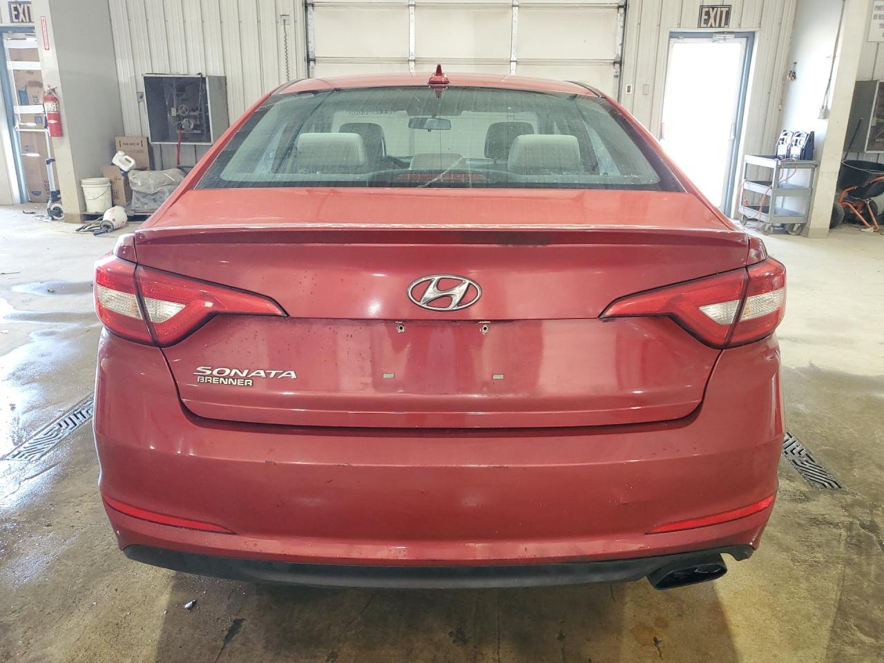 2017 Hyundai Sonata Se Red vin: 5NPE24AF5HH572612 Damage: Rear Bumper, Multiple Scratches Heavy, 4