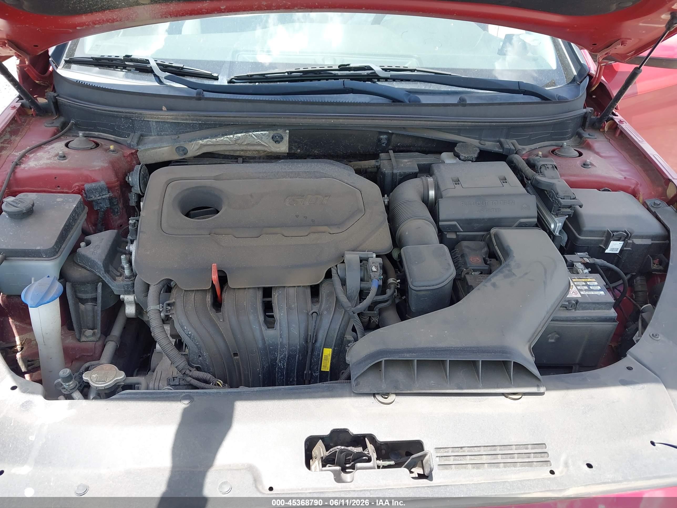 2018 Hyundai Sonata Se Red vin: 5NPE24AF5JH623483