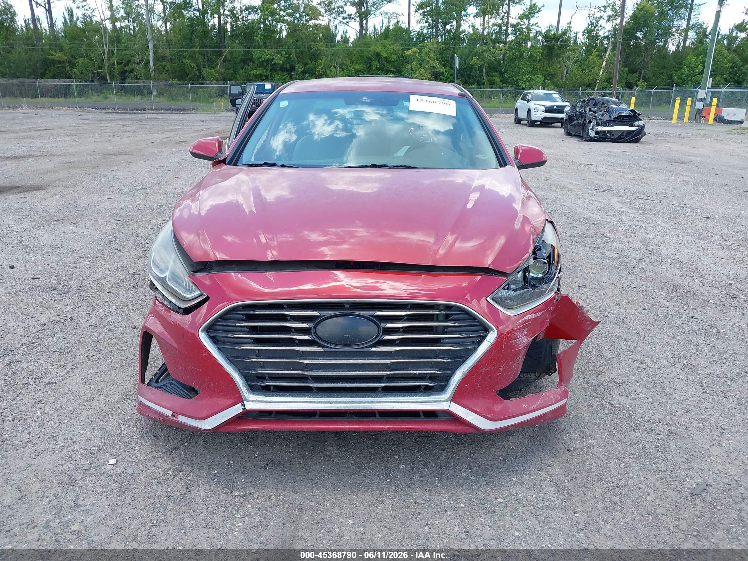 2018 Hyundai Sonata Se Red vin: 5NPE24AF5JH623483