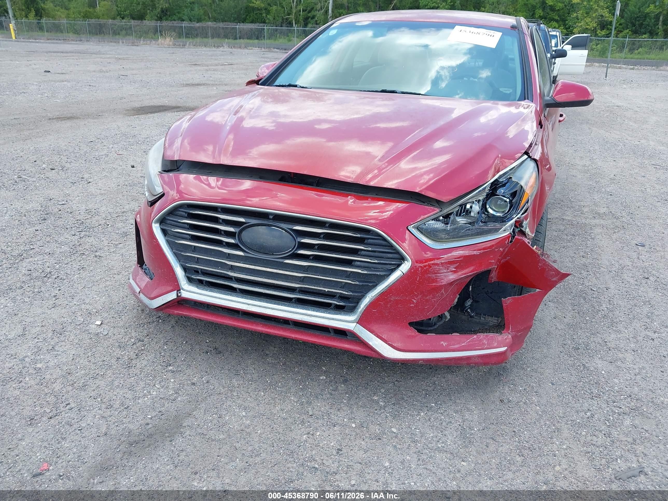 2018 Hyundai Sonata Se Red vin: 5NPE24AF5JH623483