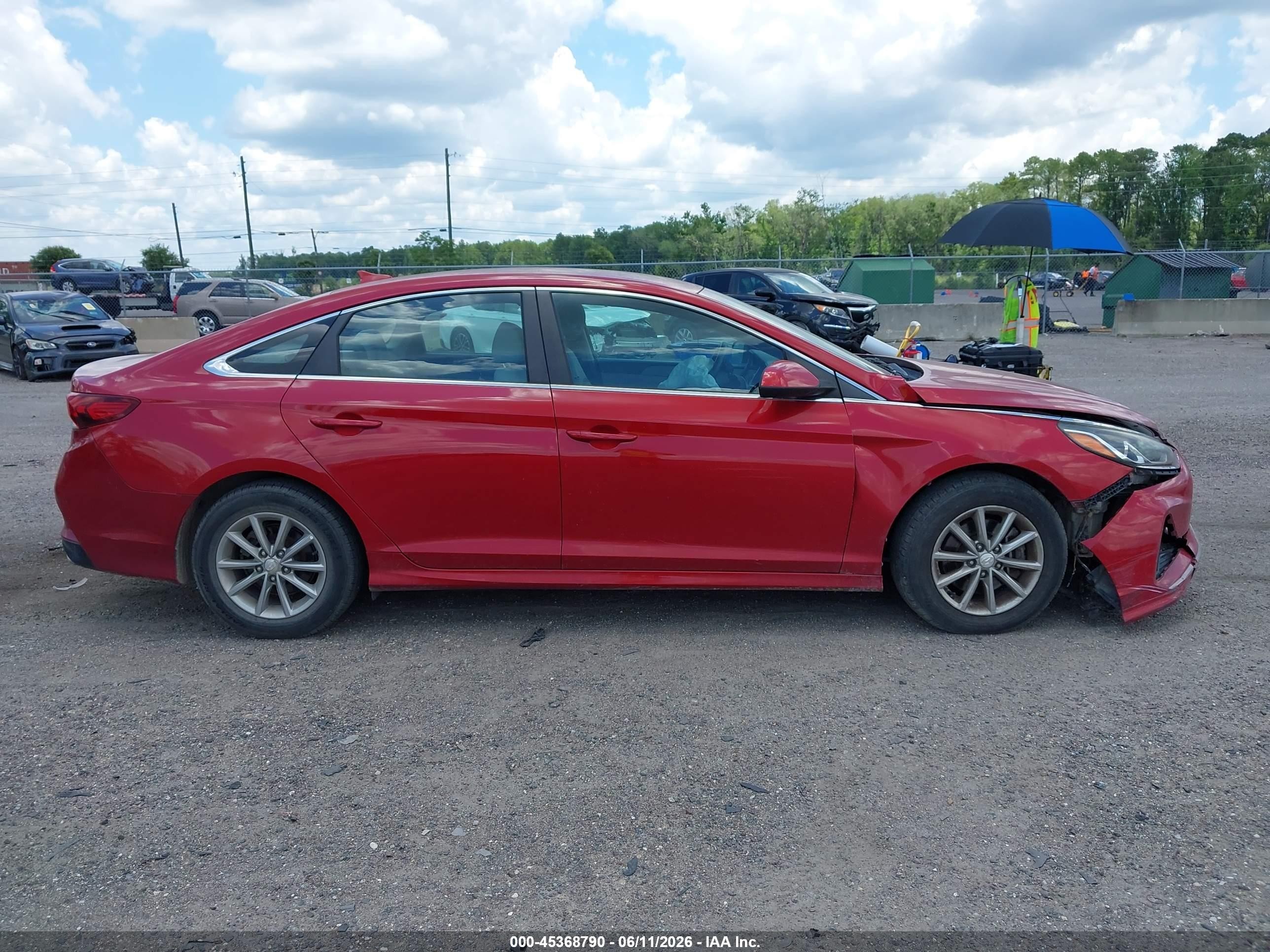 2018 Hyundai Sonata Se Red vin: 5NPE24AF5JH623483