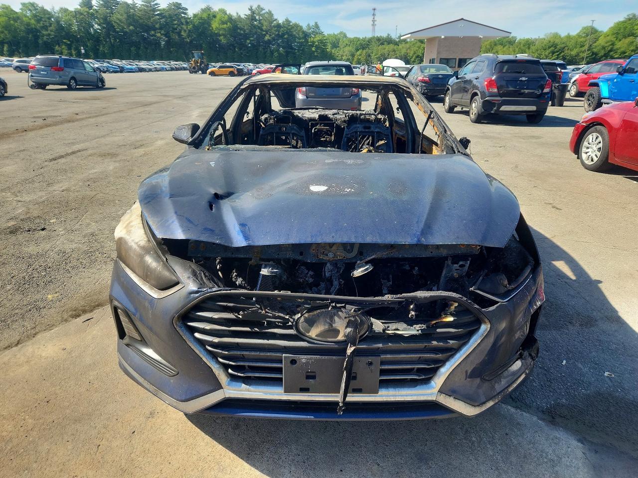 2018 Hyundai Sonata Se Пожар vin: 5NPE24AF5JH636556