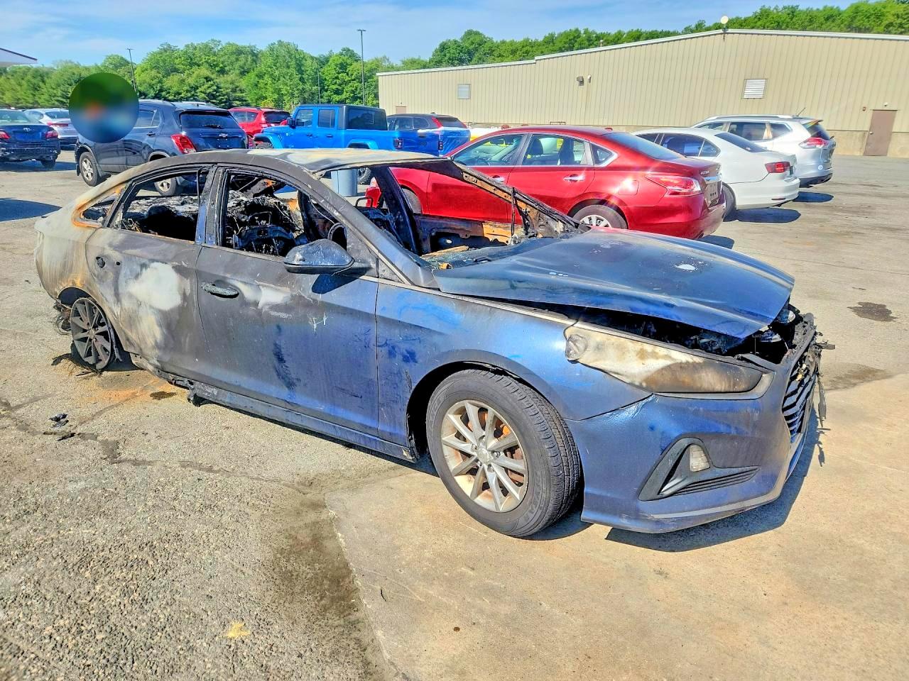 2018 Hyundai Sonata Se Пожар vin: 5NPE24AF5JH636556