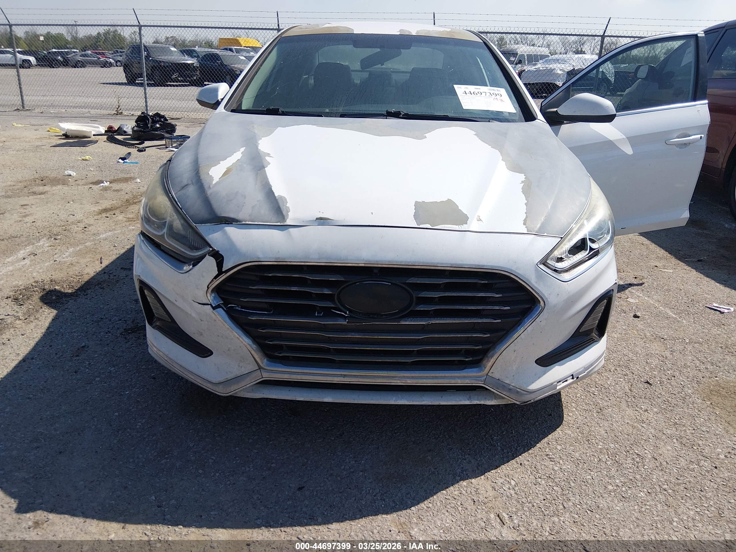 2018 Hyundai Sonata Se White vin: 5NPE24AF5JH702037