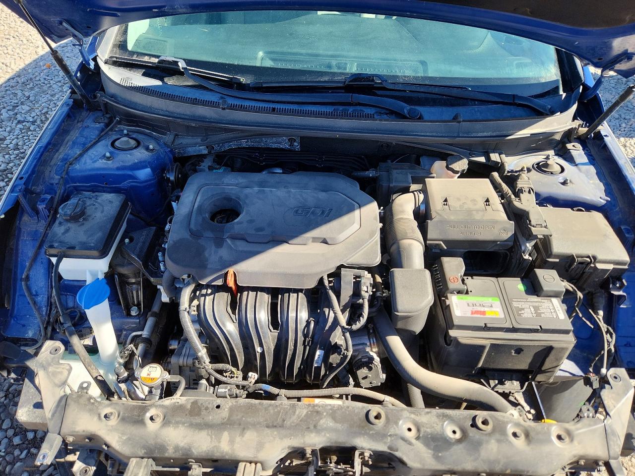 2019 Hyundai Sonata Se Blue vin: 5NPE24AF5KH776026