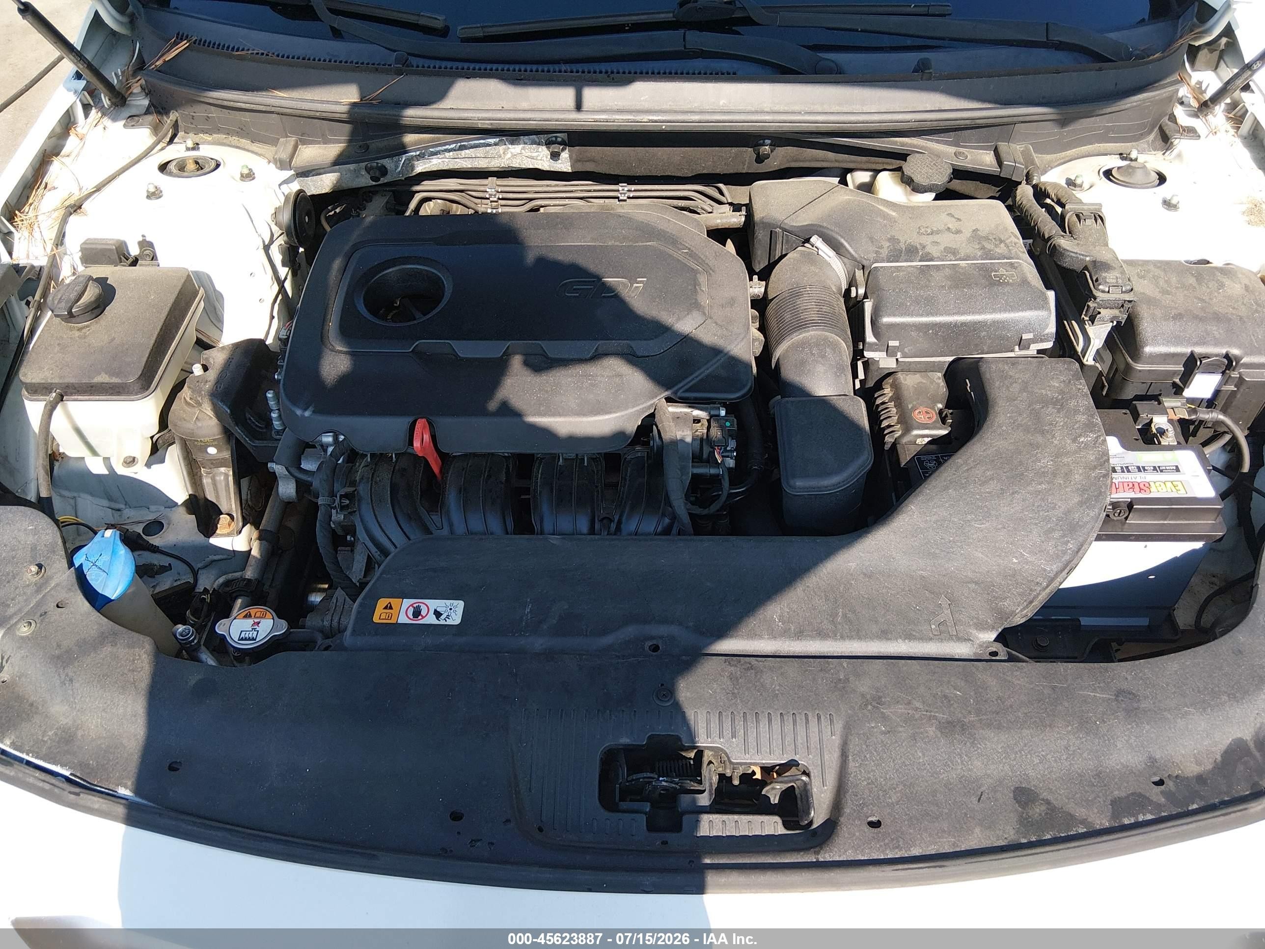 2015 Hyundai Sonata Se Белый vin: 5NPE24AF6FH000896