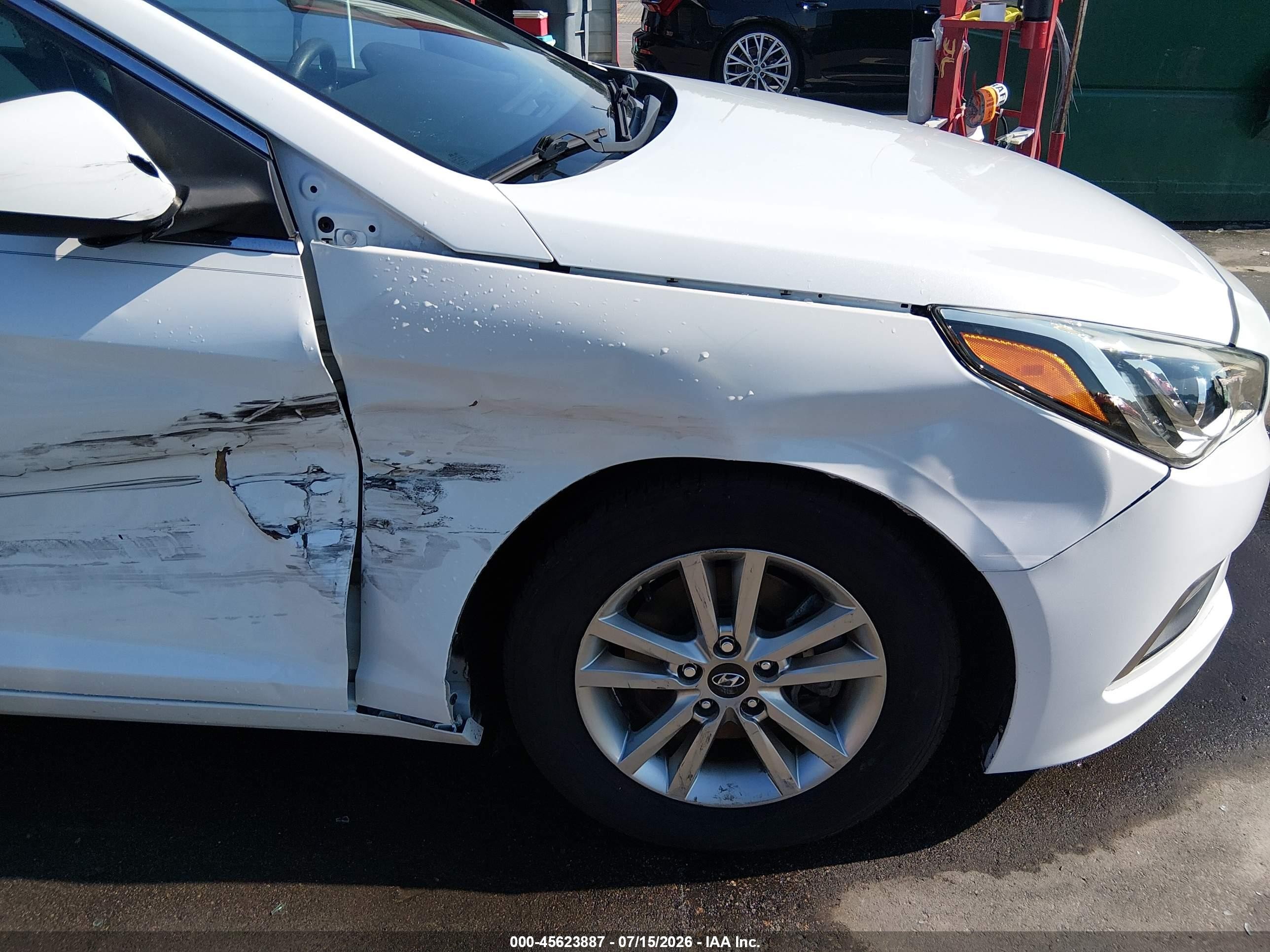 2015 Hyundai Sonata Se Белый vin: 5NPE24AF6FH000896