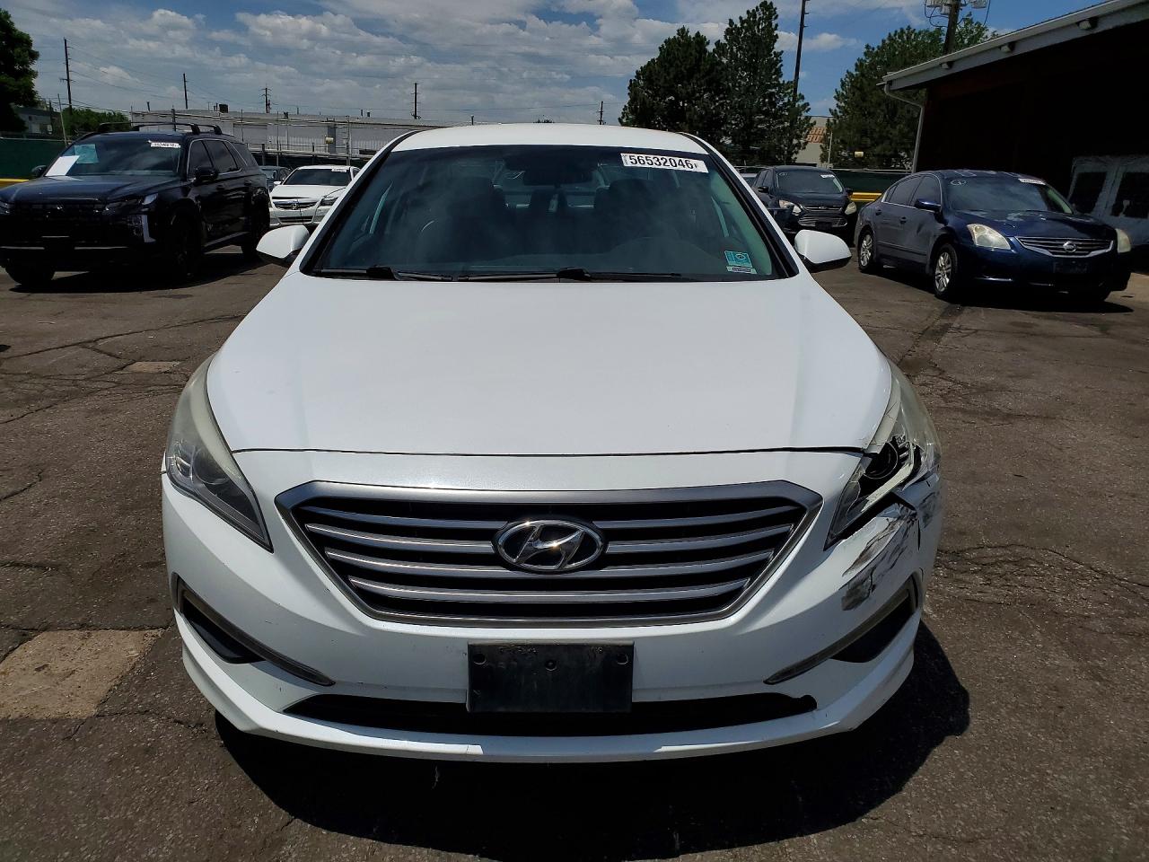 2015 Hyundai Sonata Se White vin: 5NPE24AF6FH007721