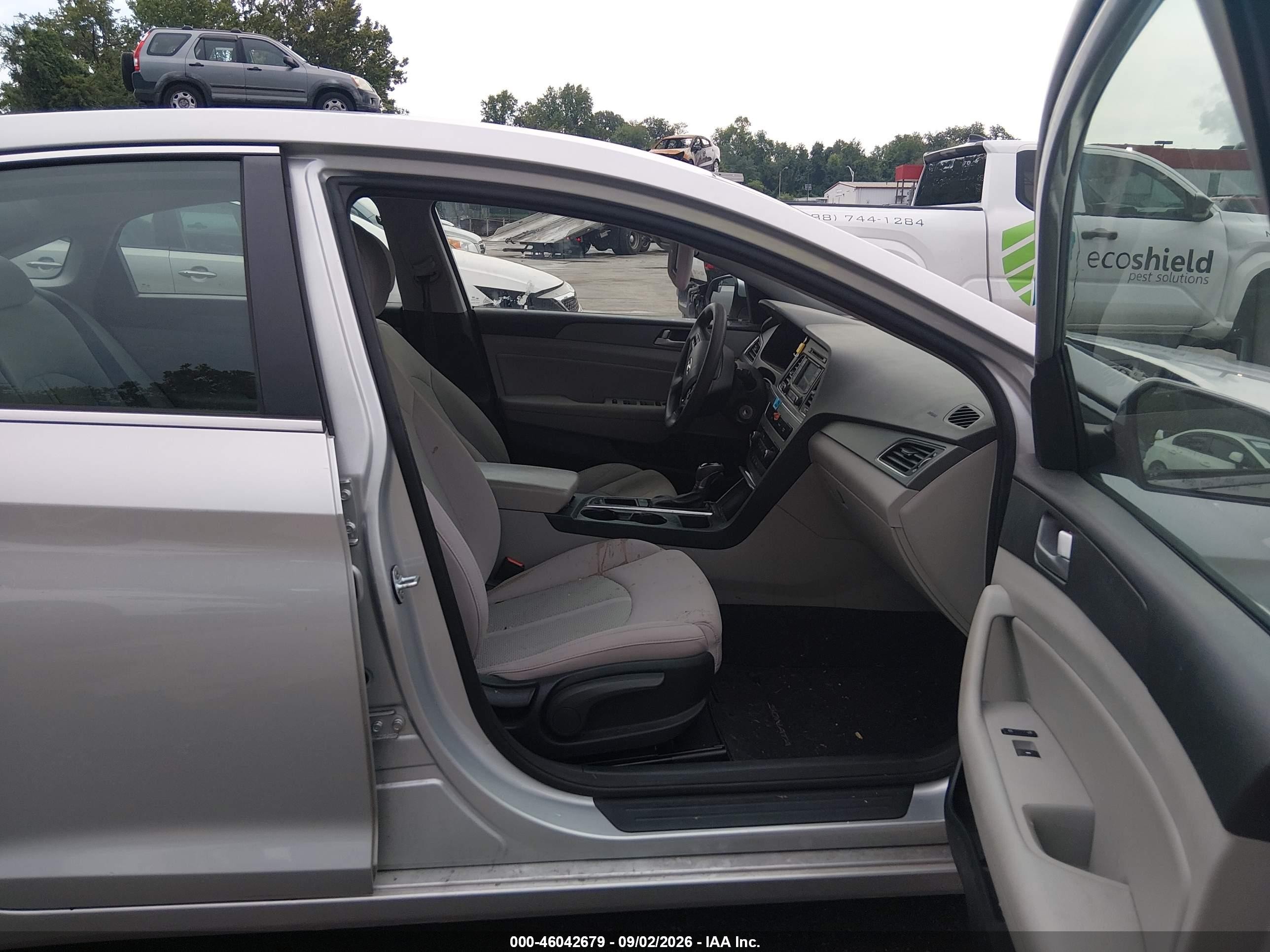 2015 Hyundai Sonata Se Silver vin: 5NPE24AF6FH015737