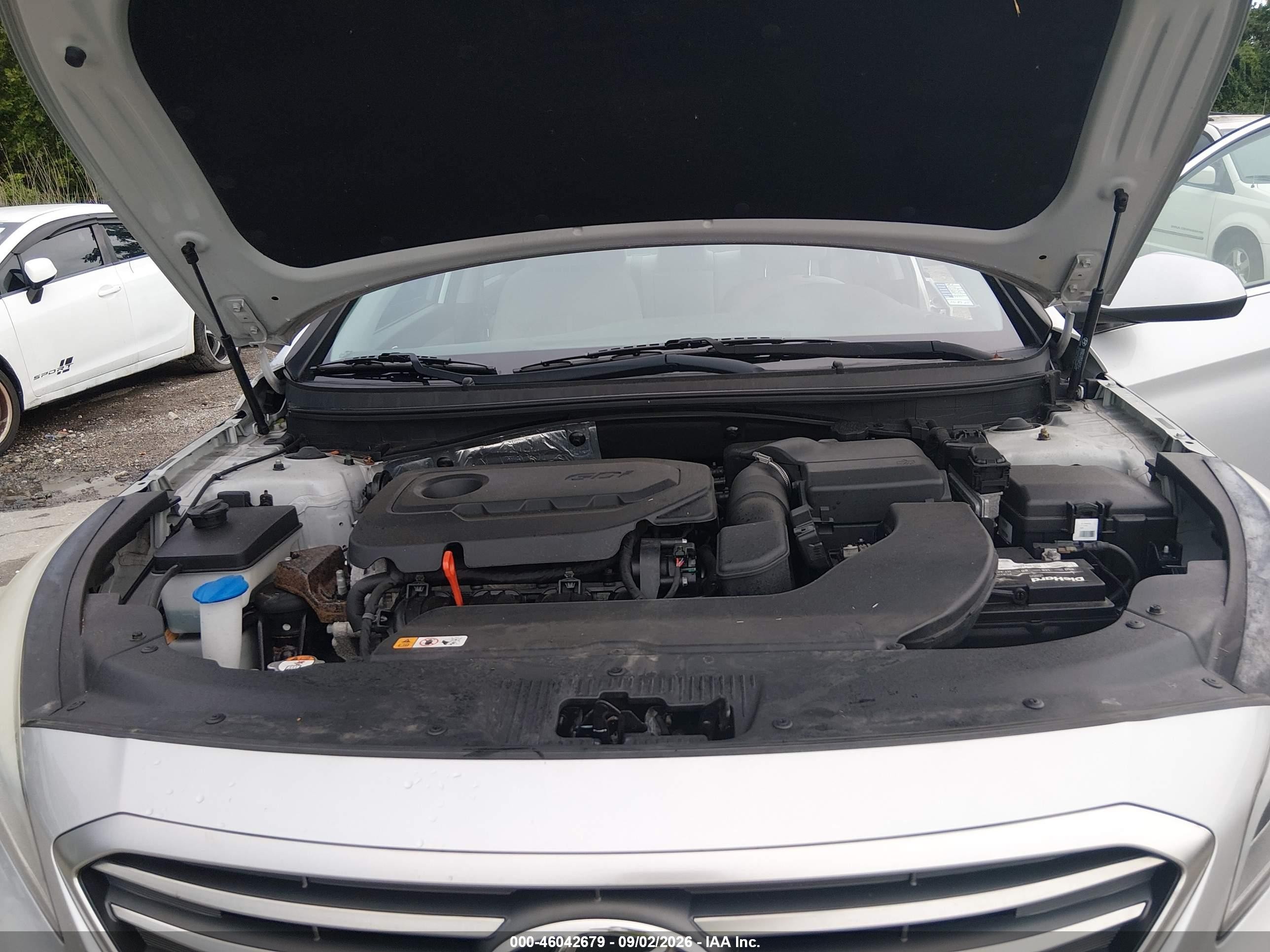 2015 Hyundai Sonata Se Silver vin: 5NPE24AF6FH015737
