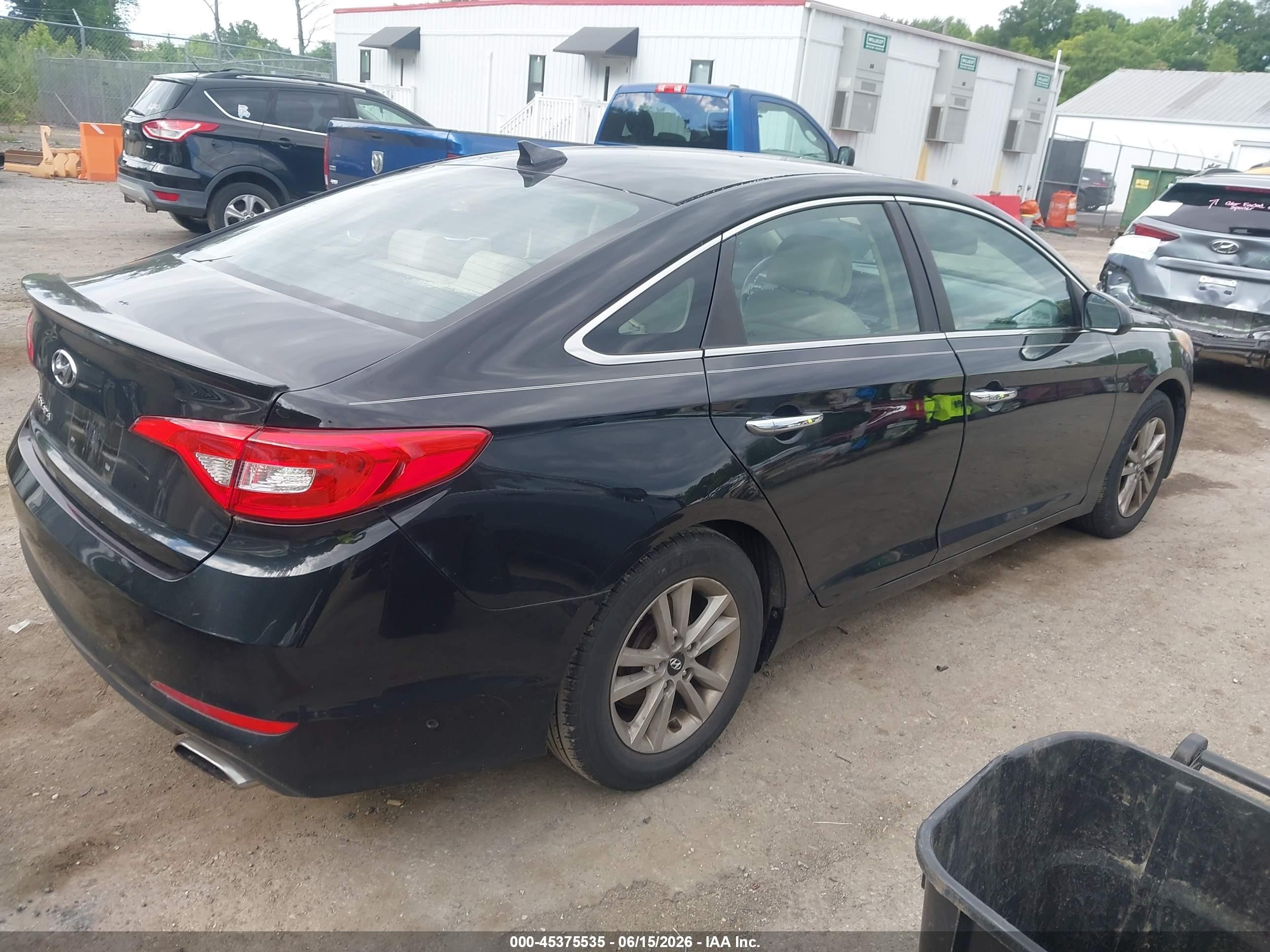 2015 Hyundai Sonata Se Бежевый vin: 5NPE24AF6FH020422