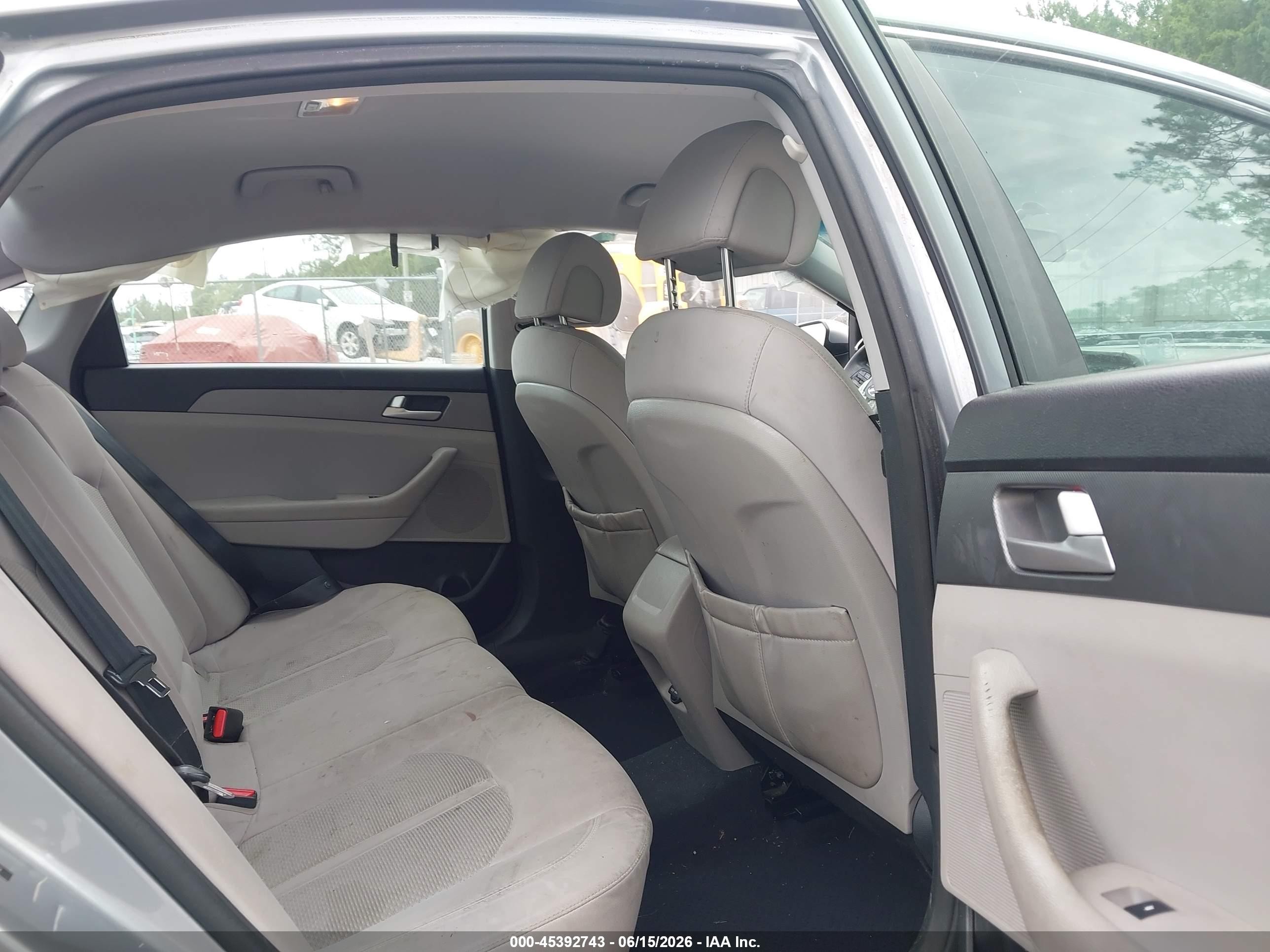 2015 Hyundai Sonata Se Серебряный vin: 5NPE24AF6FH022199