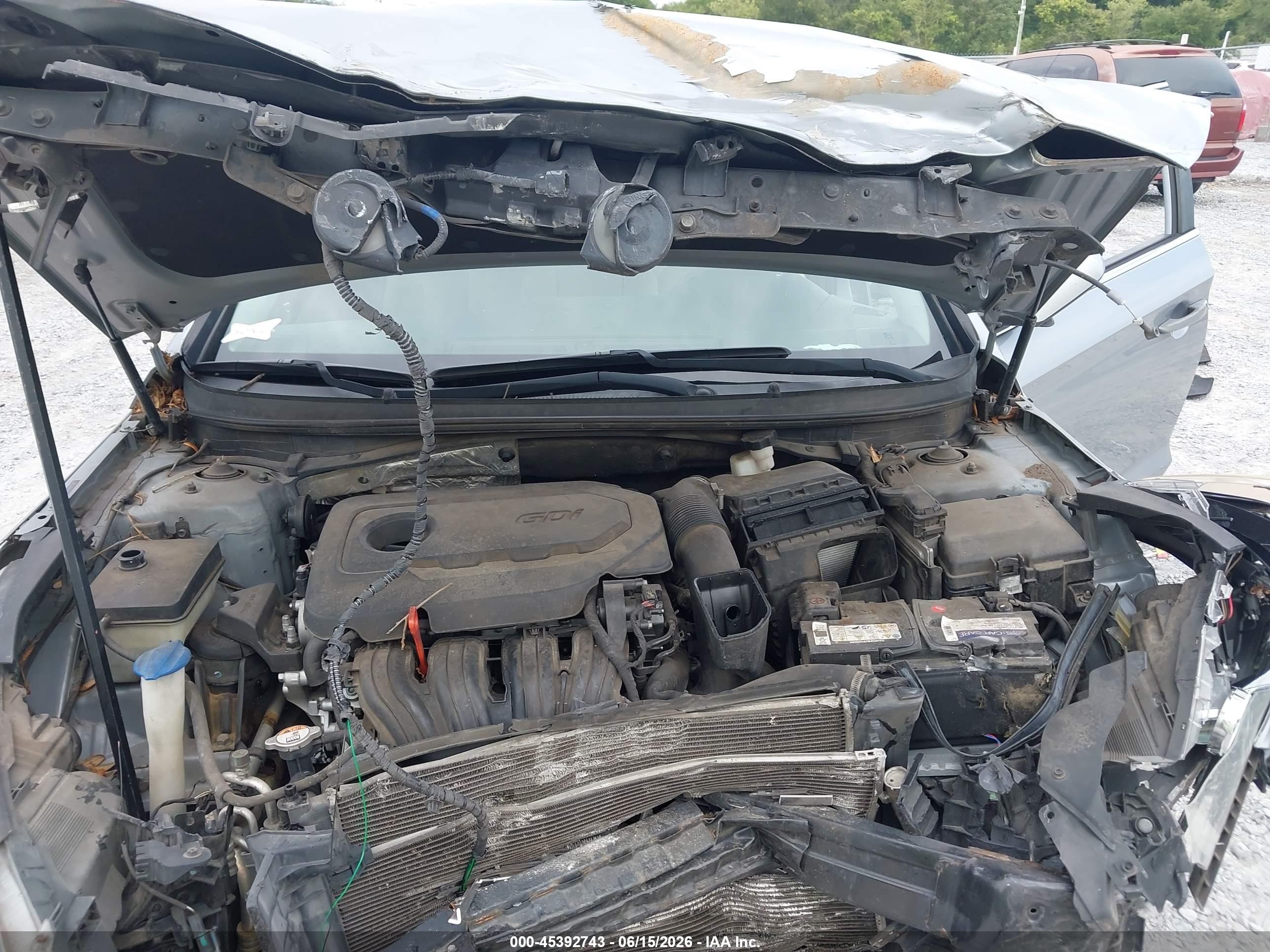 2015 Hyundai Sonata Se Серебряный vin: 5NPE24AF6FH022199
