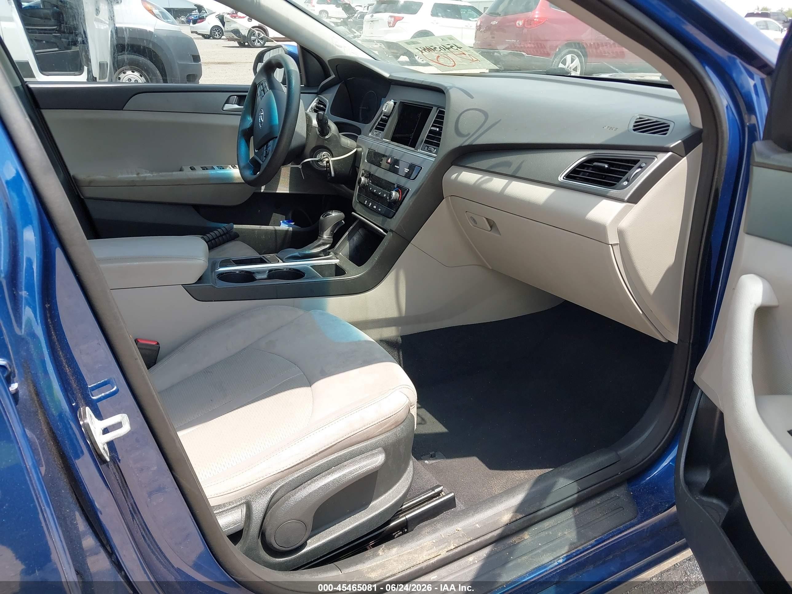 2015 Hyundai Sonata Se Blue vin: 5NPE24AF6FH022302