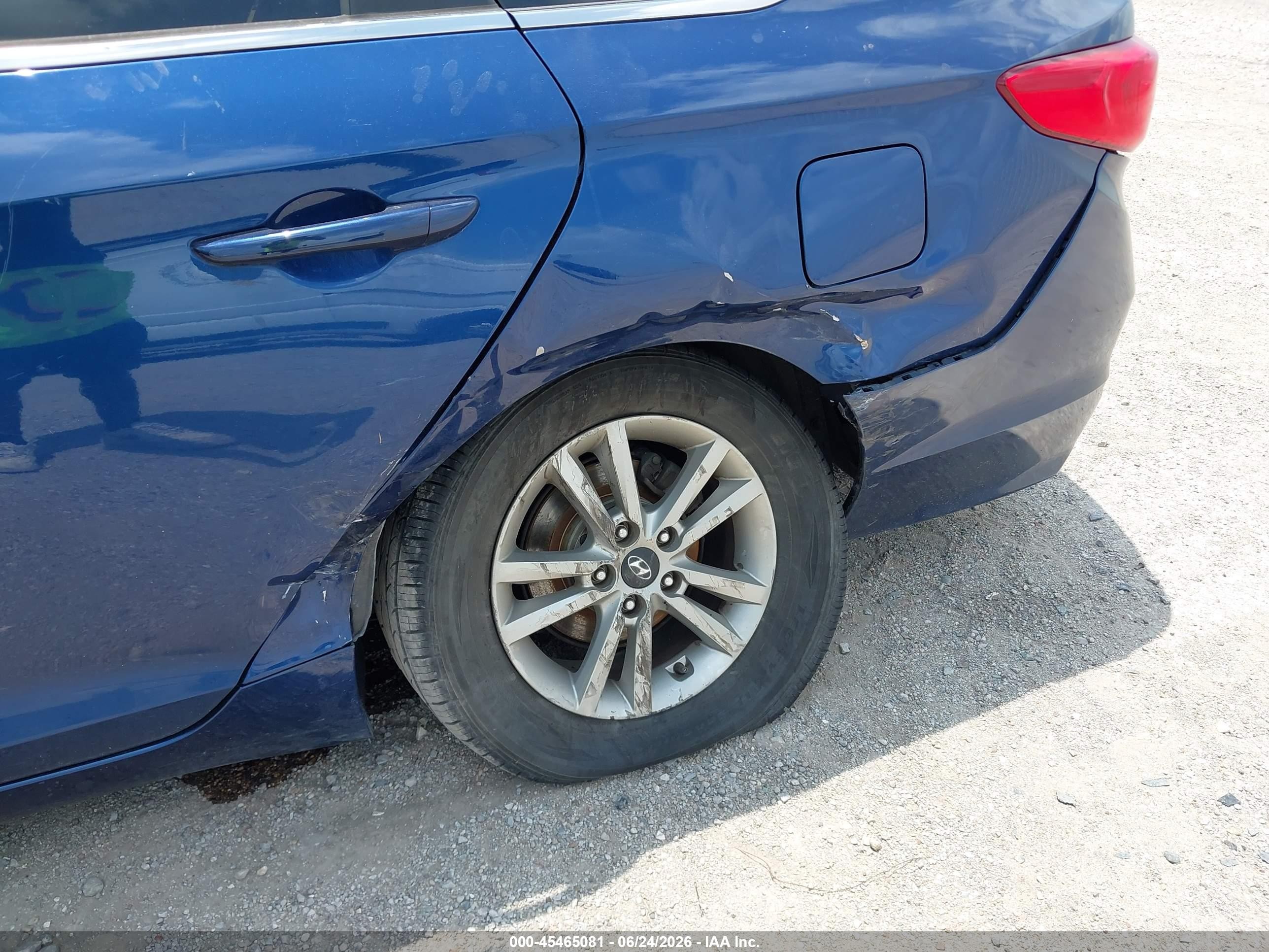 2015 Hyundai Sonata Se Blue vin: 5NPE24AF6FH022302
