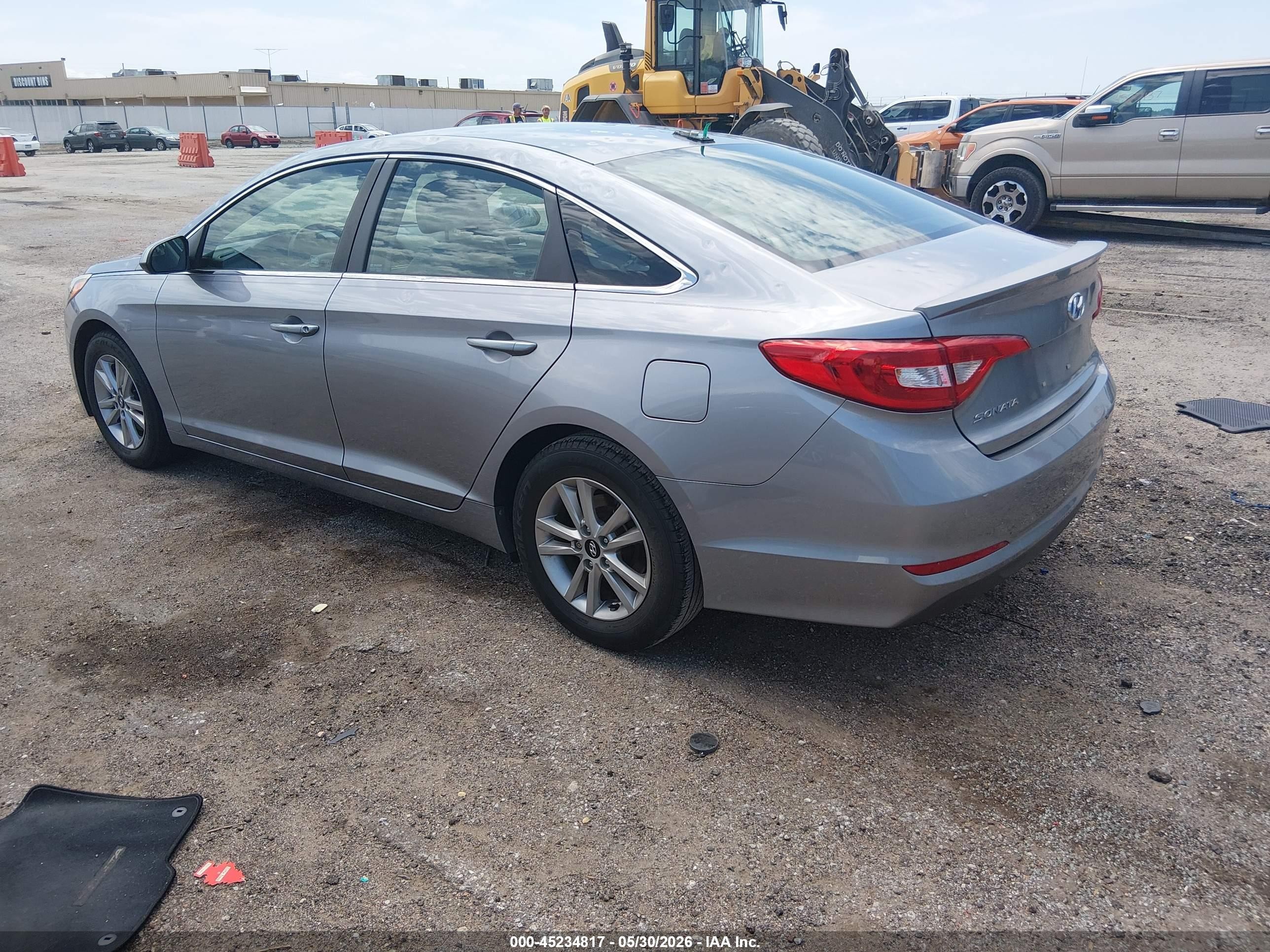 2015 Hyundai Sonata Se Silver vin: 5NPE24AF6FH025815