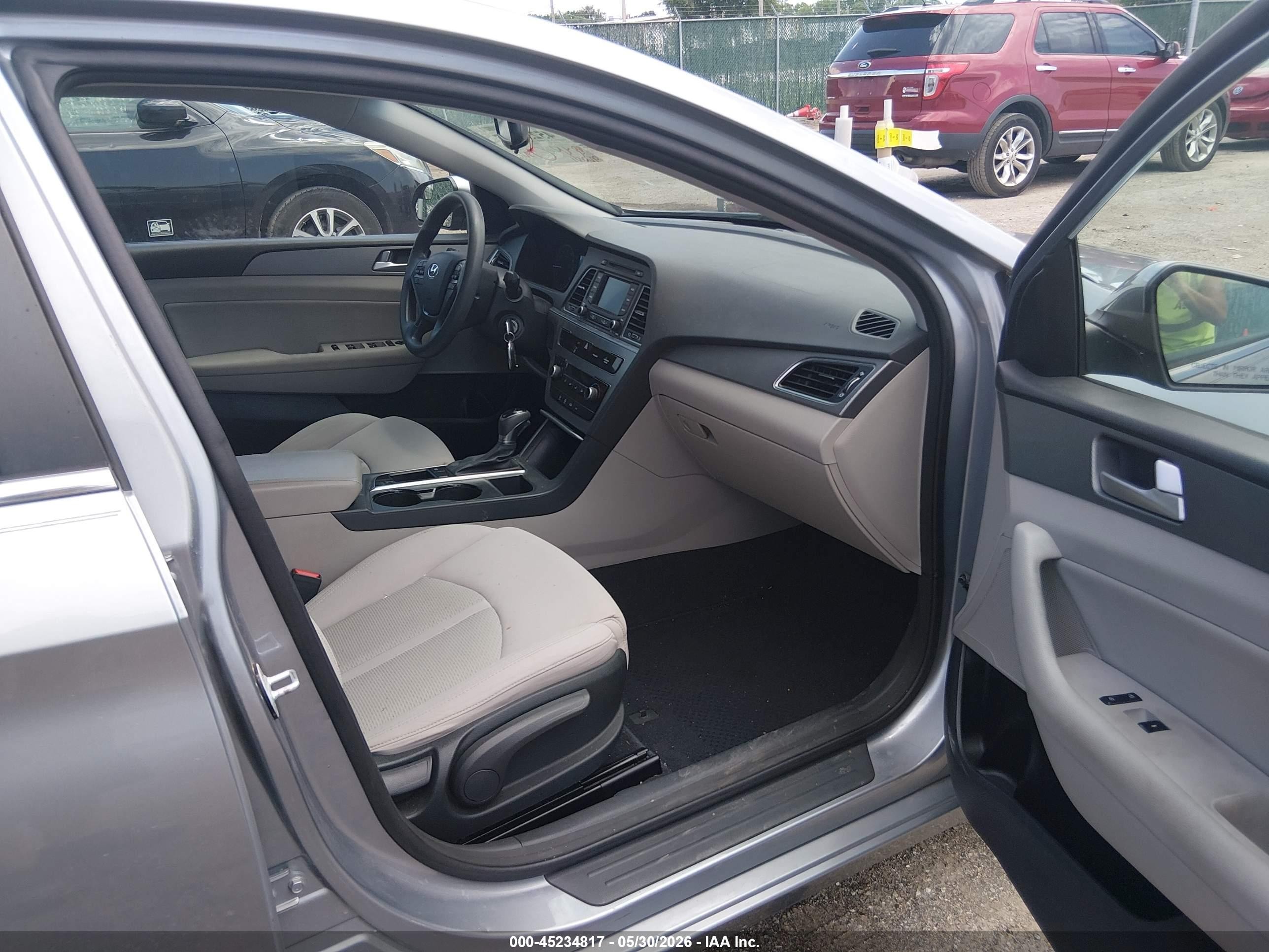 2015 Hyundai Sonata Se Silver vin: 5NPE24AF6FH025815