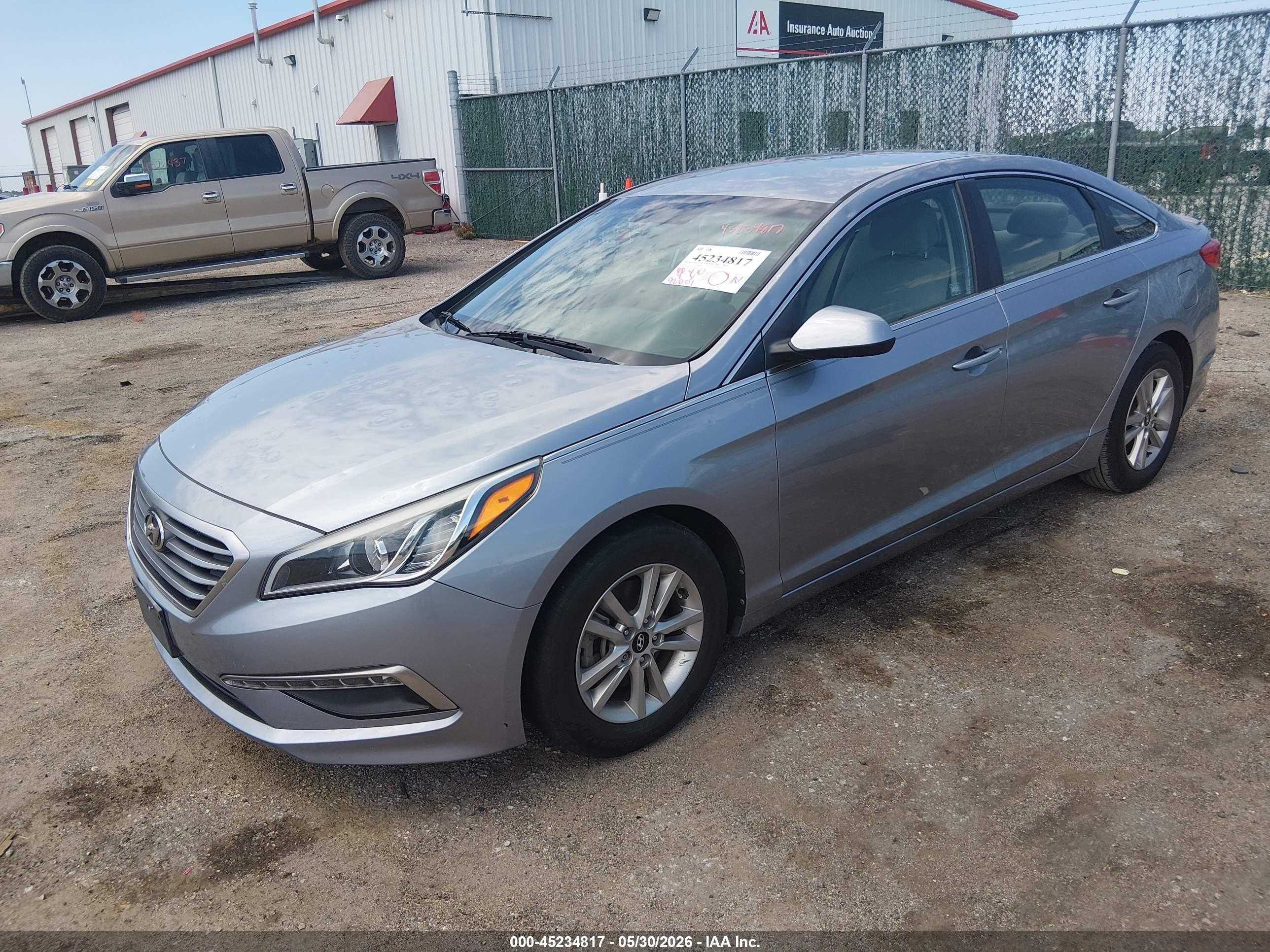 2015 Hyundai Sonata Se Silver vin: 5NPE24AF6FH025815
