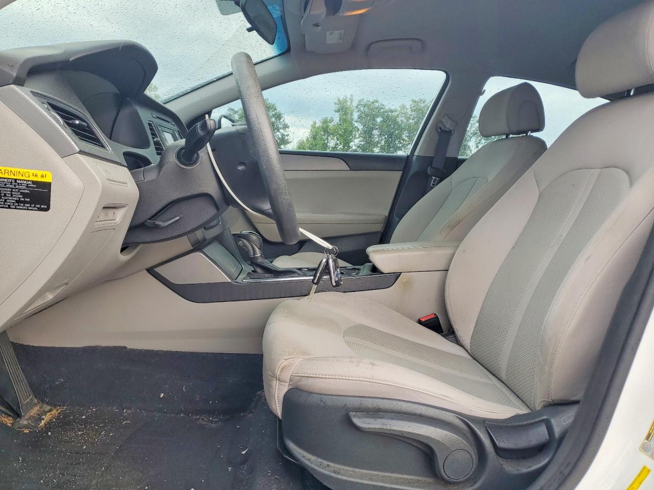 2015 Hyundai Sonata Se White vin: 5NPE24AF6FH038029