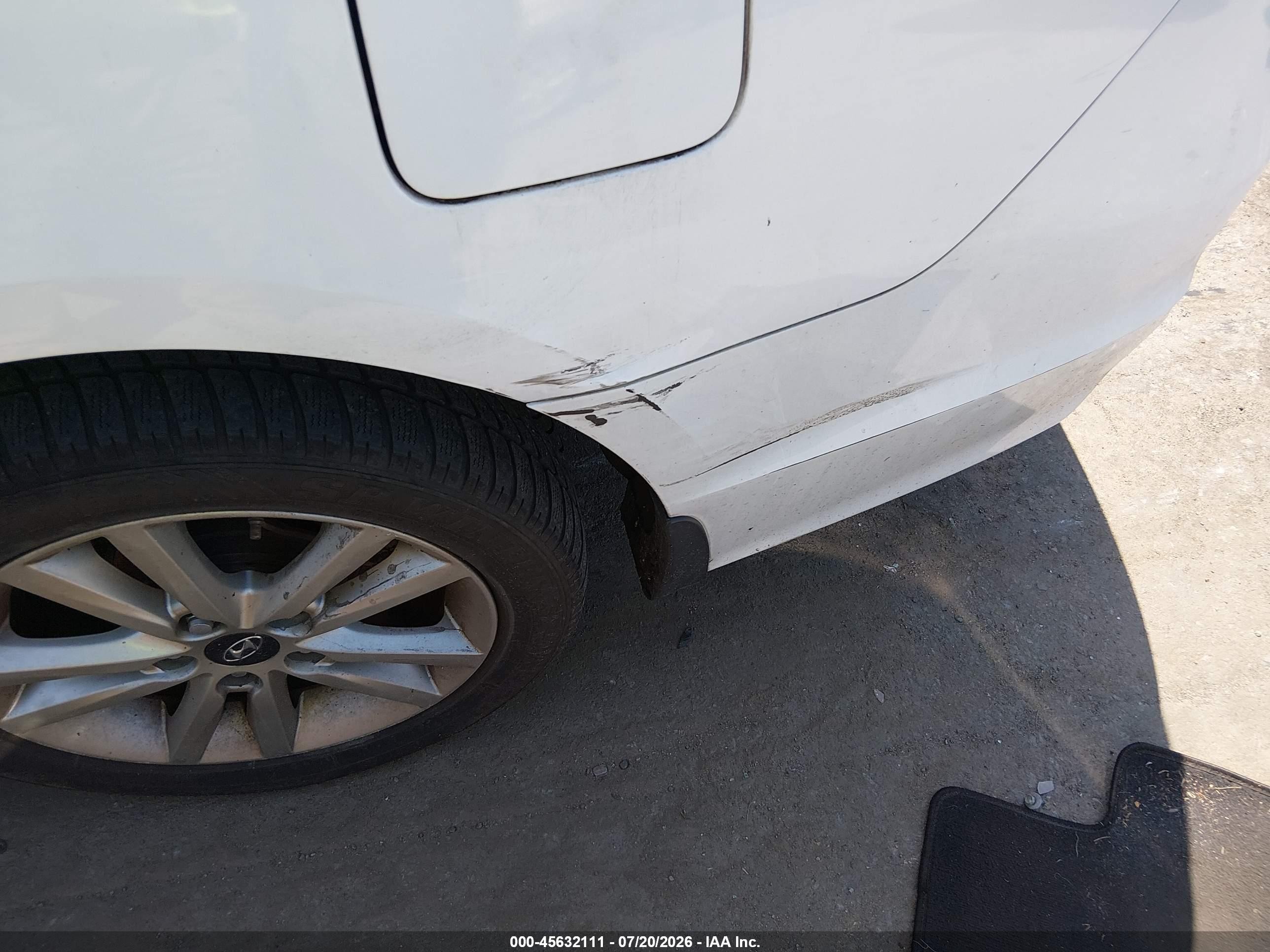 2015 Hyundai Sonata Se White vin: 5NPE24AF6FH075307