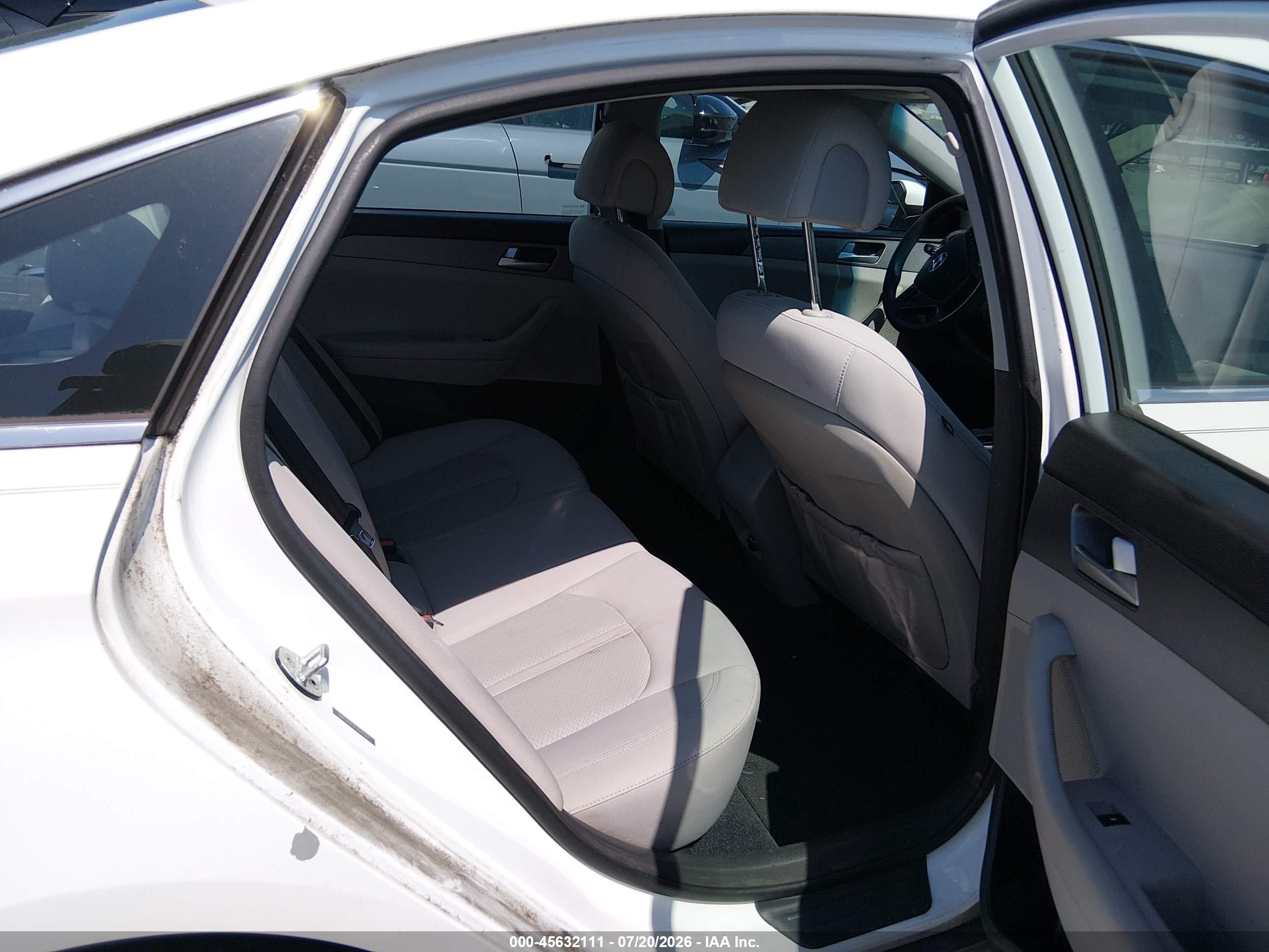 2015 Hyundai Sonata Se White vin: 5NPE24AF6FH075307