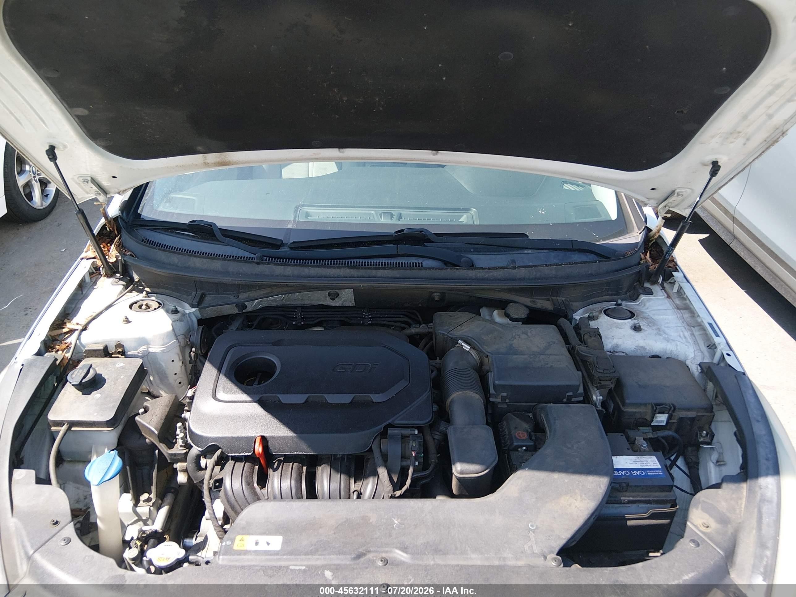 2015 Hyundai Sonata Se White vin: 5NPE24AF6FH075307