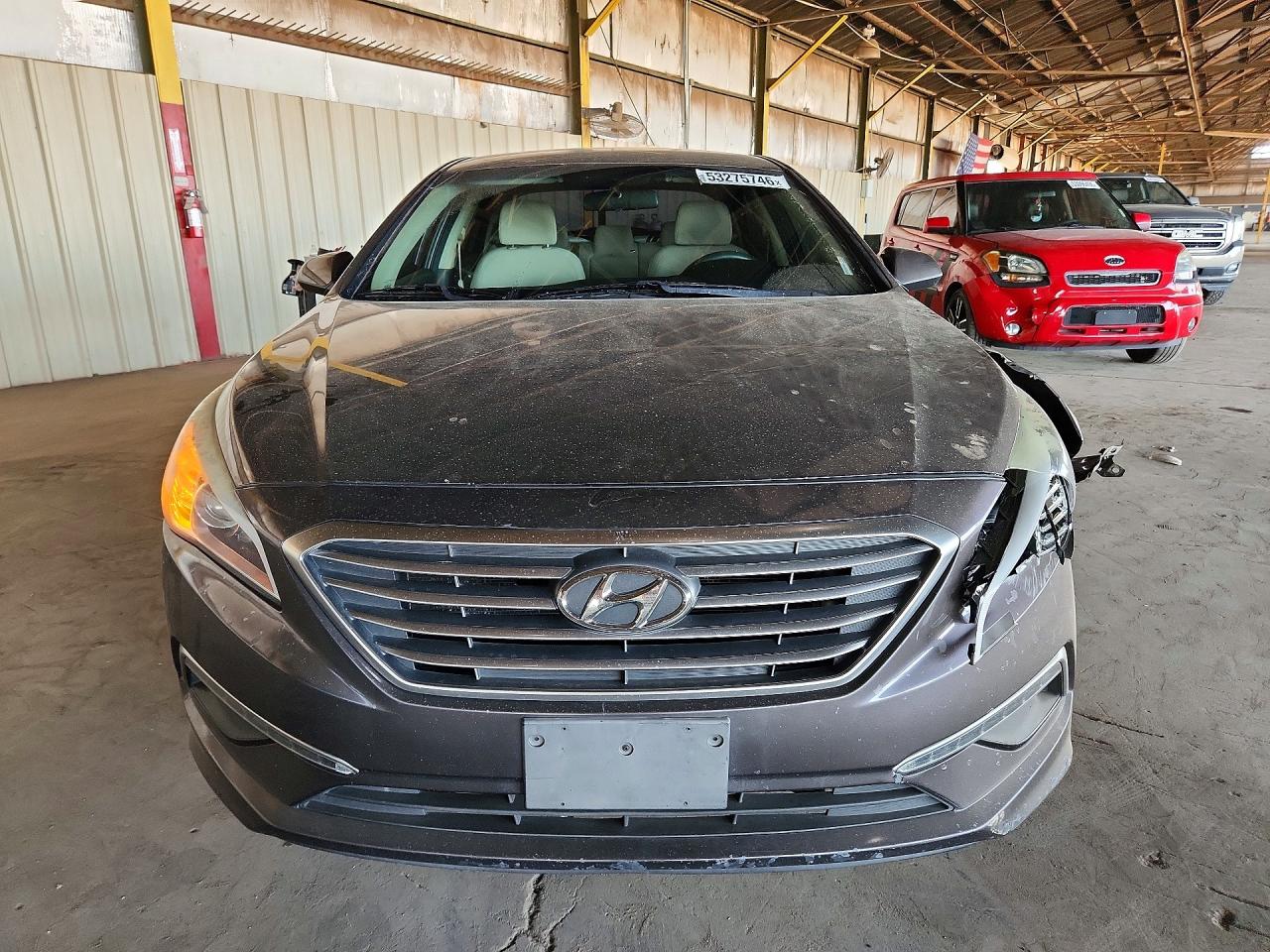 2015 Hyundai Sonata Se Gray vin: 5NPE24AF6FH096786