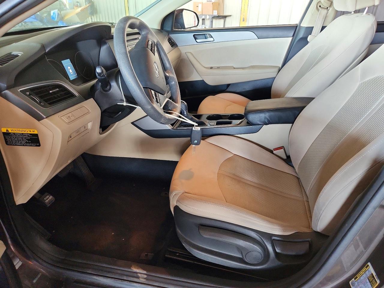 2015 Hyundai Sonata Se Gray vin: 5NPE24AF6FH096786