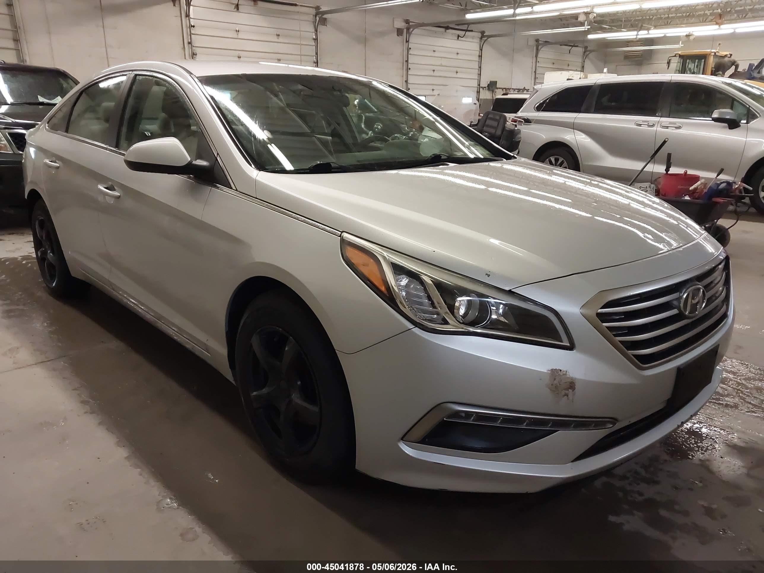 2015 Hyundai Sonata Se Silver vin: 5NPE24AF6FH110542