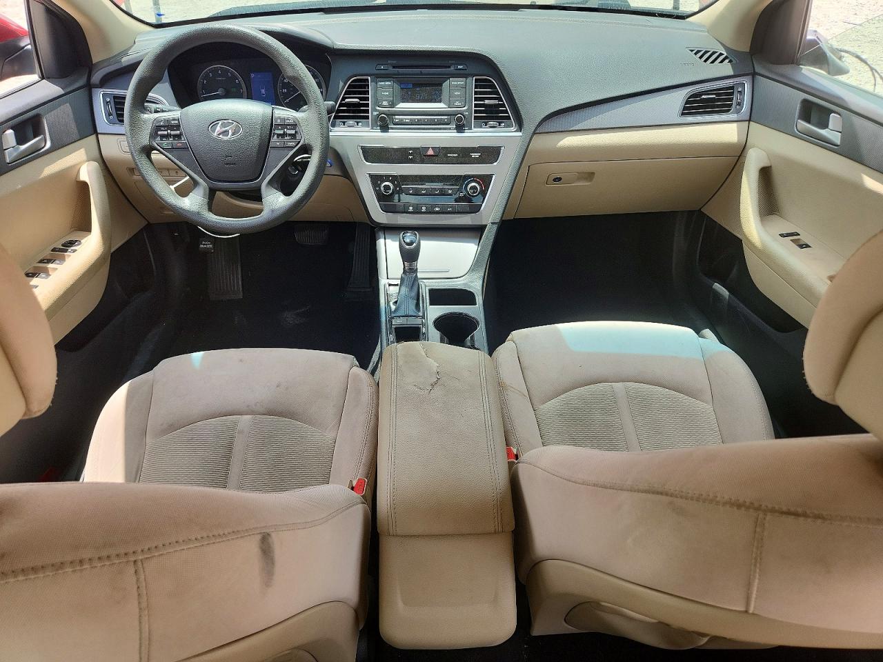 2015 Hyundai Sonata Se Red vin: 5NPE24AF6FH116132