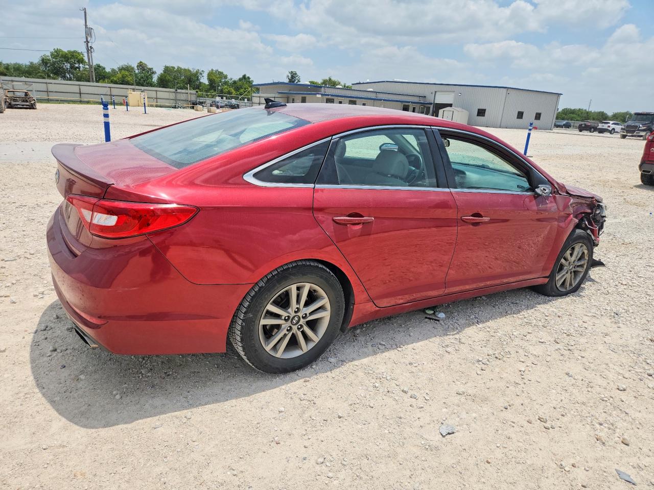 2015 Hyundai Sonata Se Red vin: 5NPE24AF6FH116132