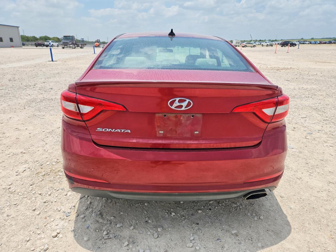 2015 Hyundai Sonata Se Red vin: 5NPE24AF6FH116132