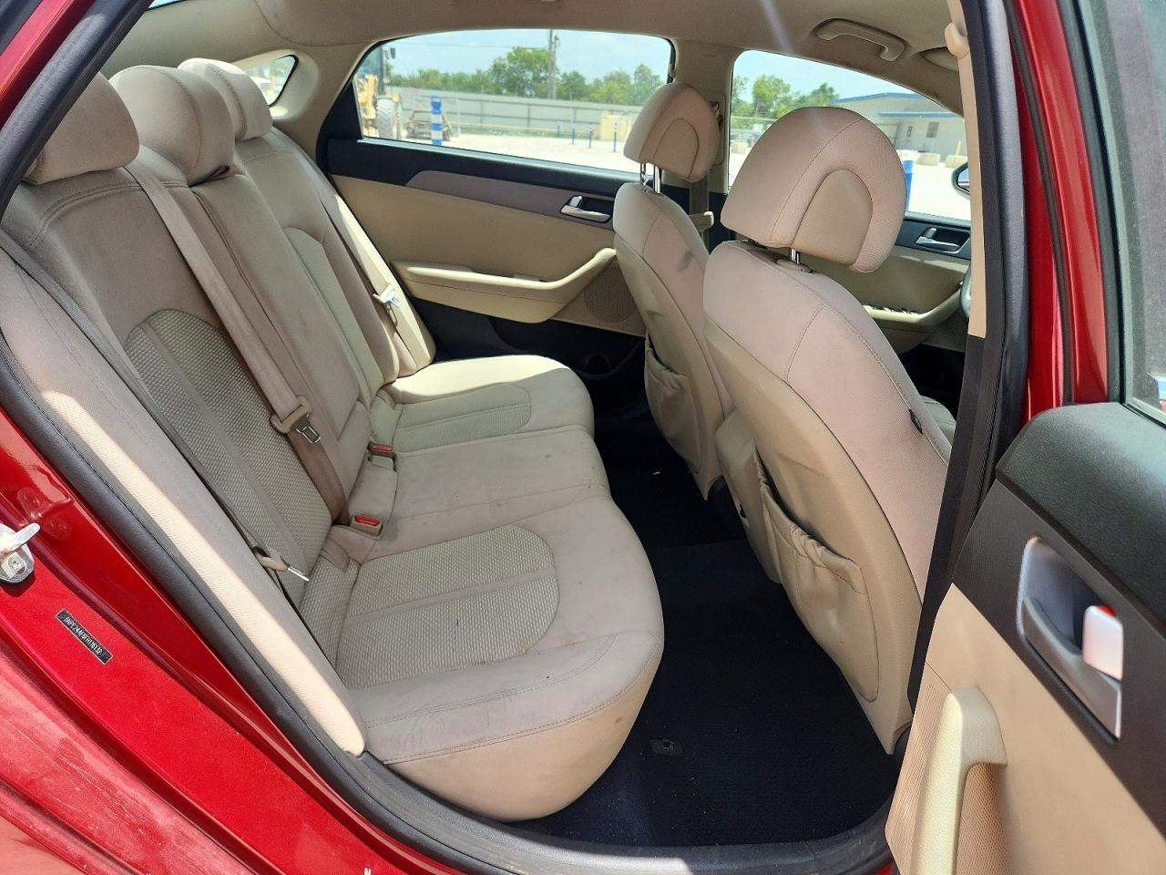 2015 Hyundai Sonata Se Red vin: 5NPE24AF6FH116132