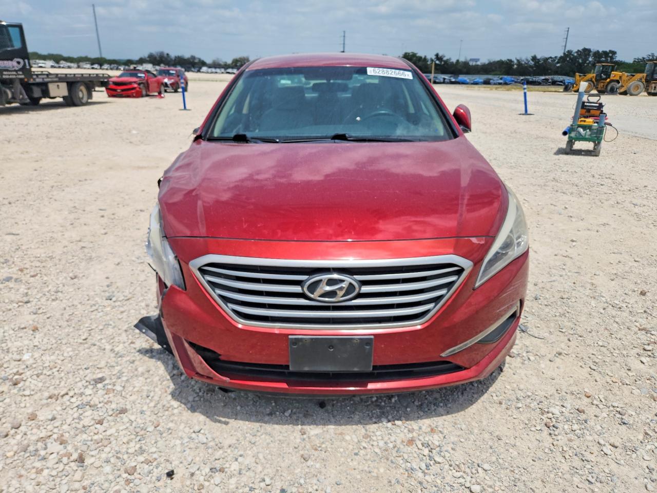 2015 Hyundai Sonata Se Red vin: 5NPE24AF6FH116132