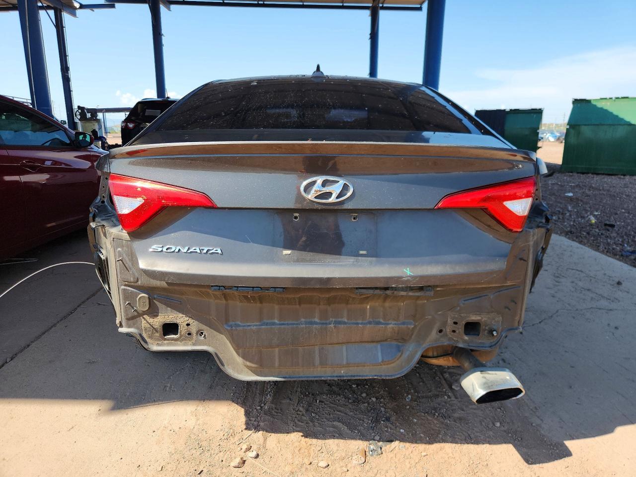 2015 Hyundai Sonata Se Угольный vin: 5NPE24AF6FH117703