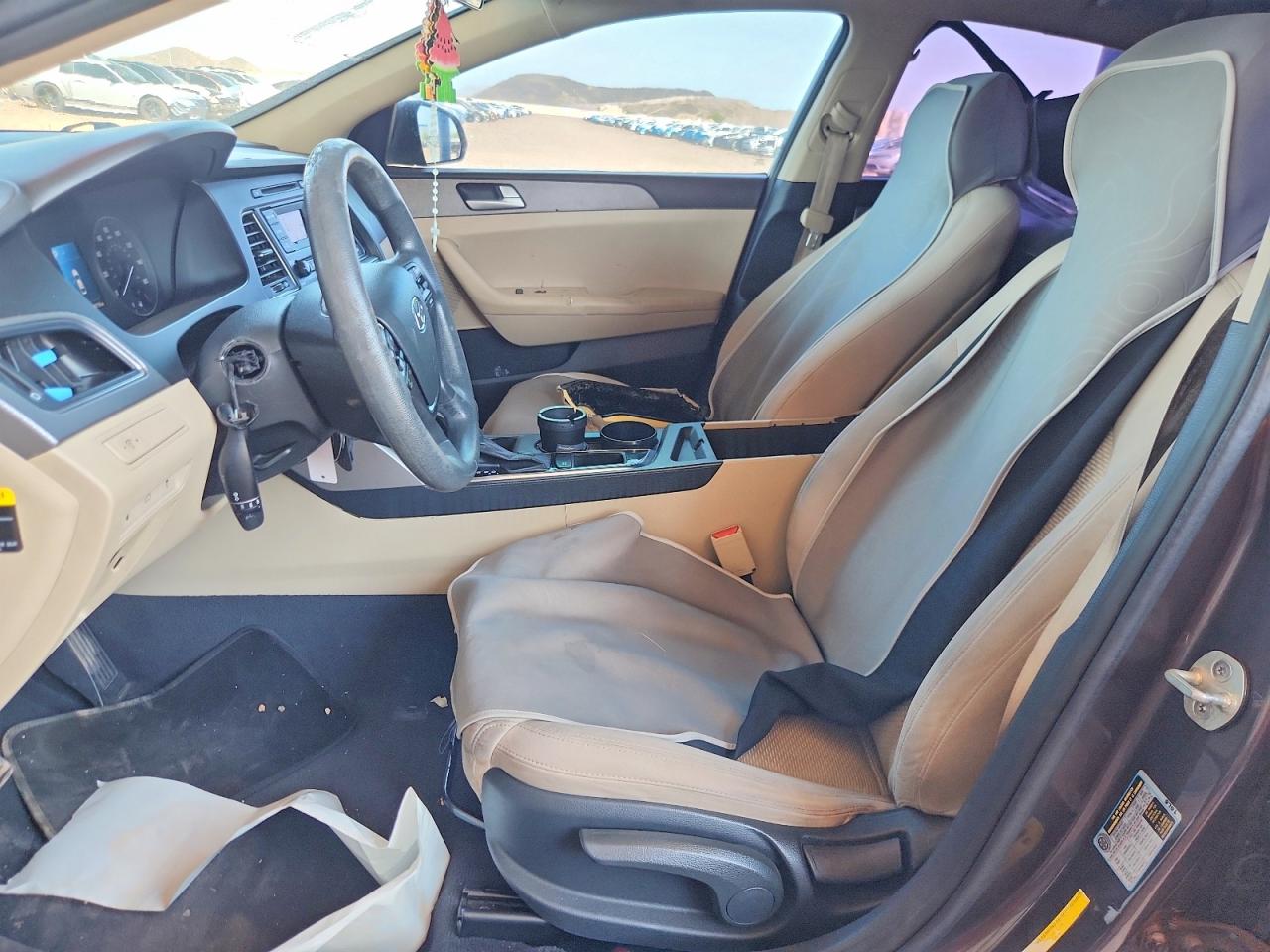 2015 Hyundai Sonata Se Угольный vin: 5NPE24AF6FH117703