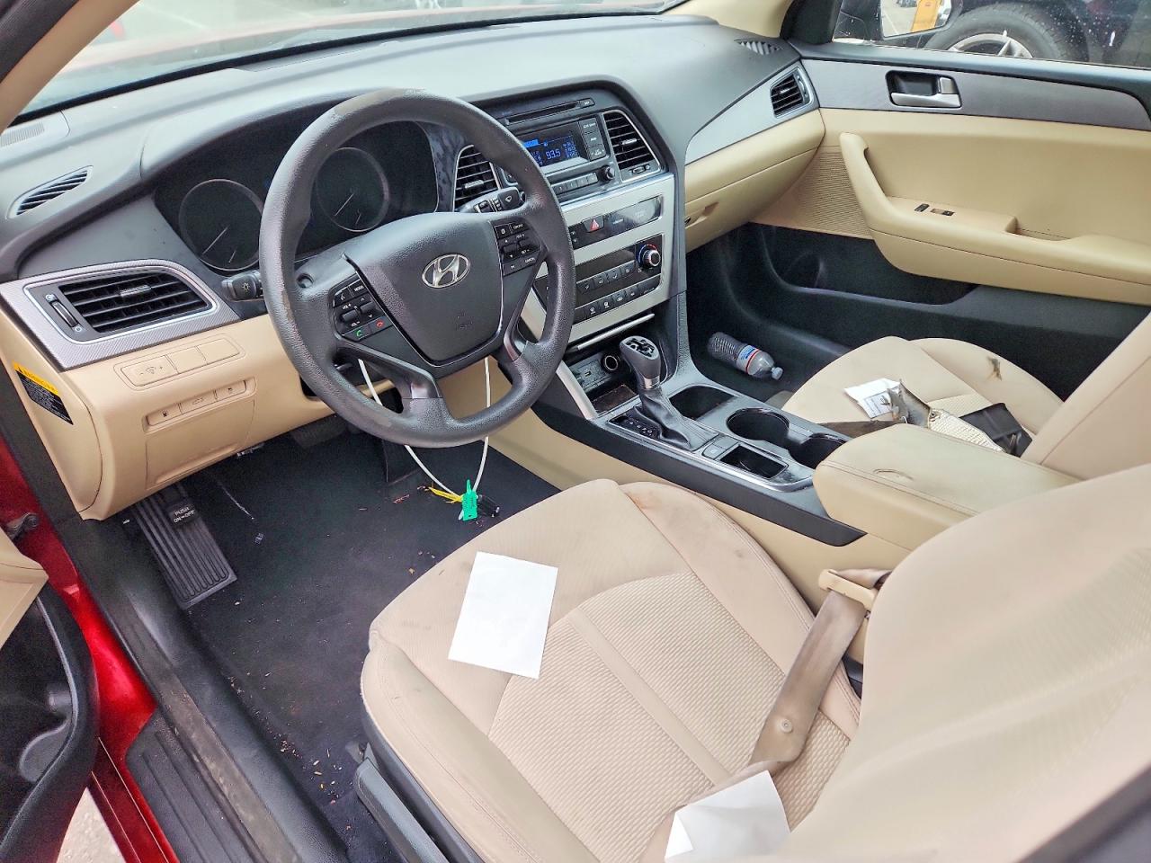 2015 Hyundai Sonata Se Red vin: 5NPE24AF6FH131973