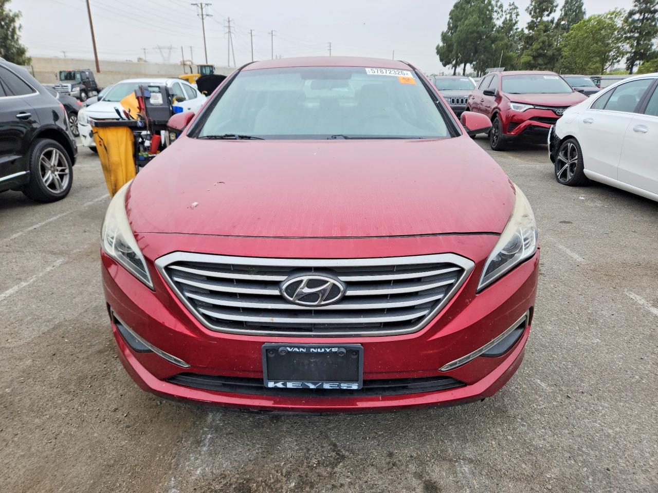 2015 Hyundai Sonata Se Red vin: 5NPE24AF6FH131973