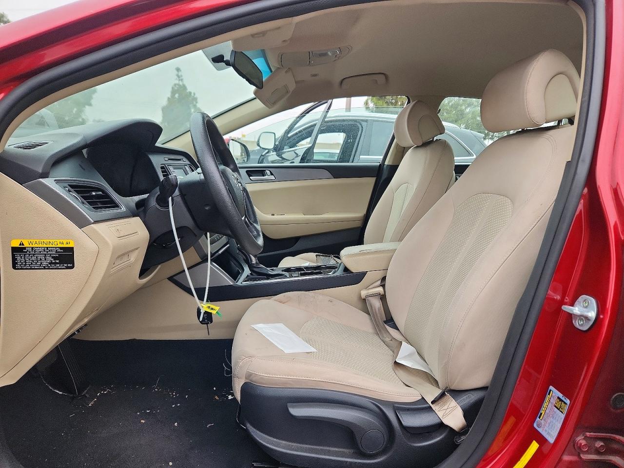 2015 Hyundai Sonata Se Red vin: 5NPE24AF6FH131973