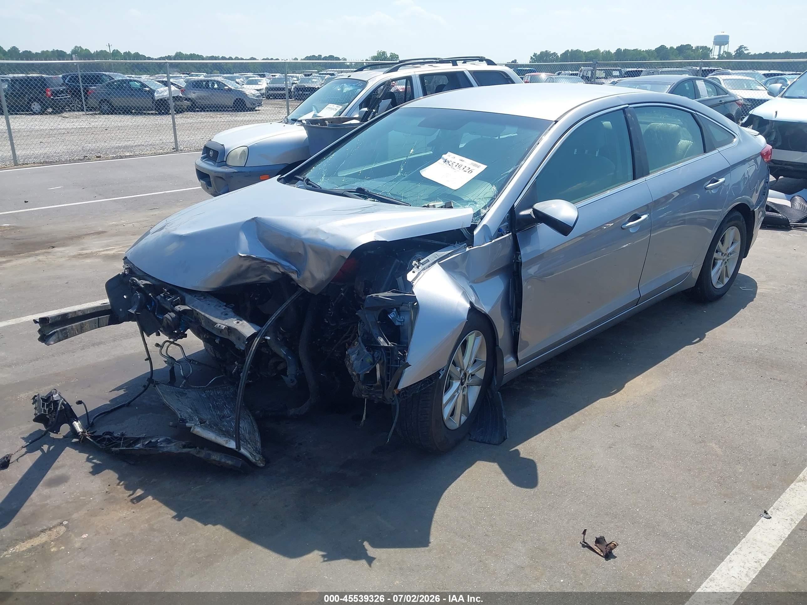 2015 Hyundai Sonata Se Silver vin: 5NPE24AF6FH137336