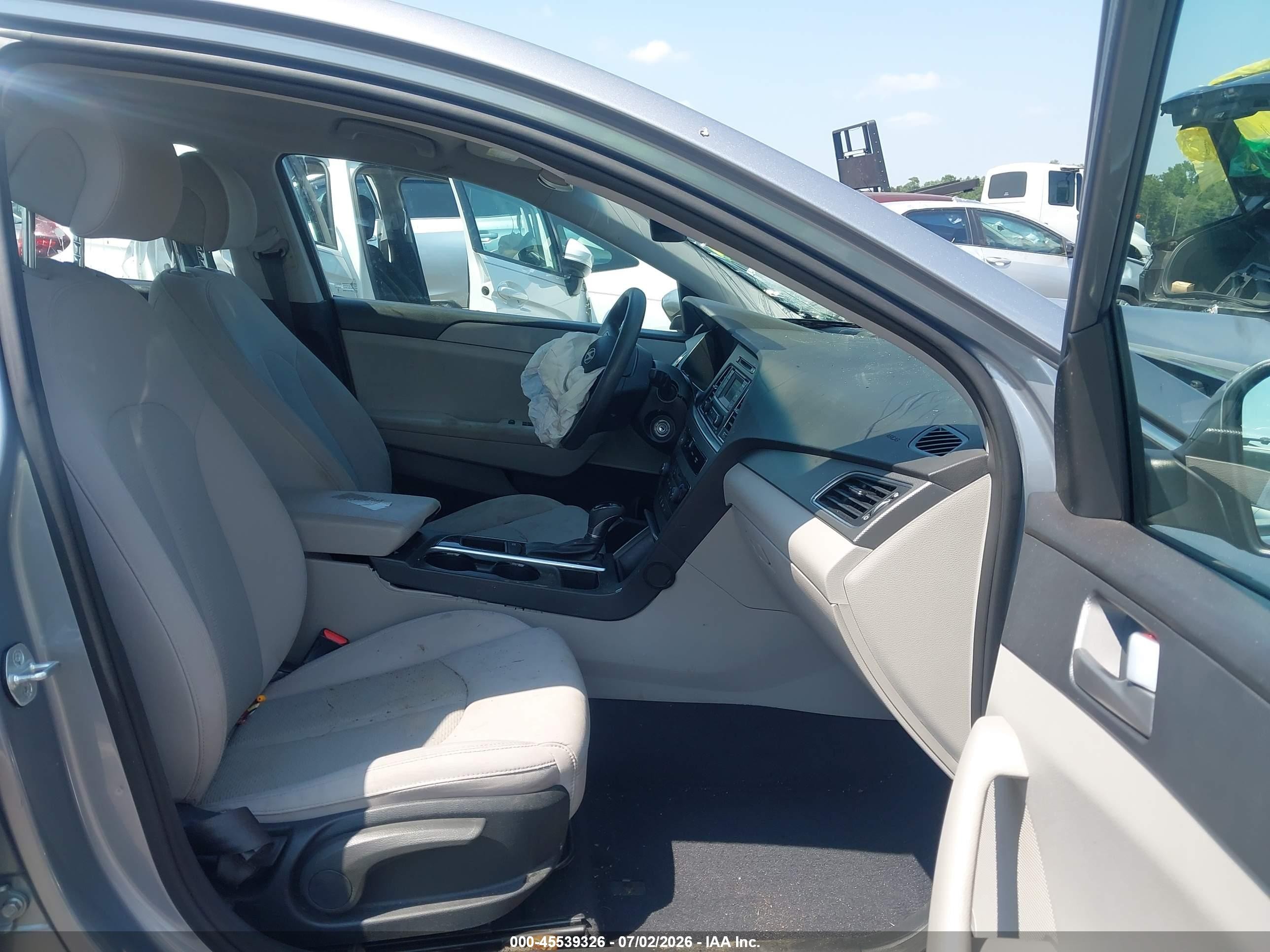 2015 Hyundai Sonata Se Silver vin: 5NPE24AF6FH137336